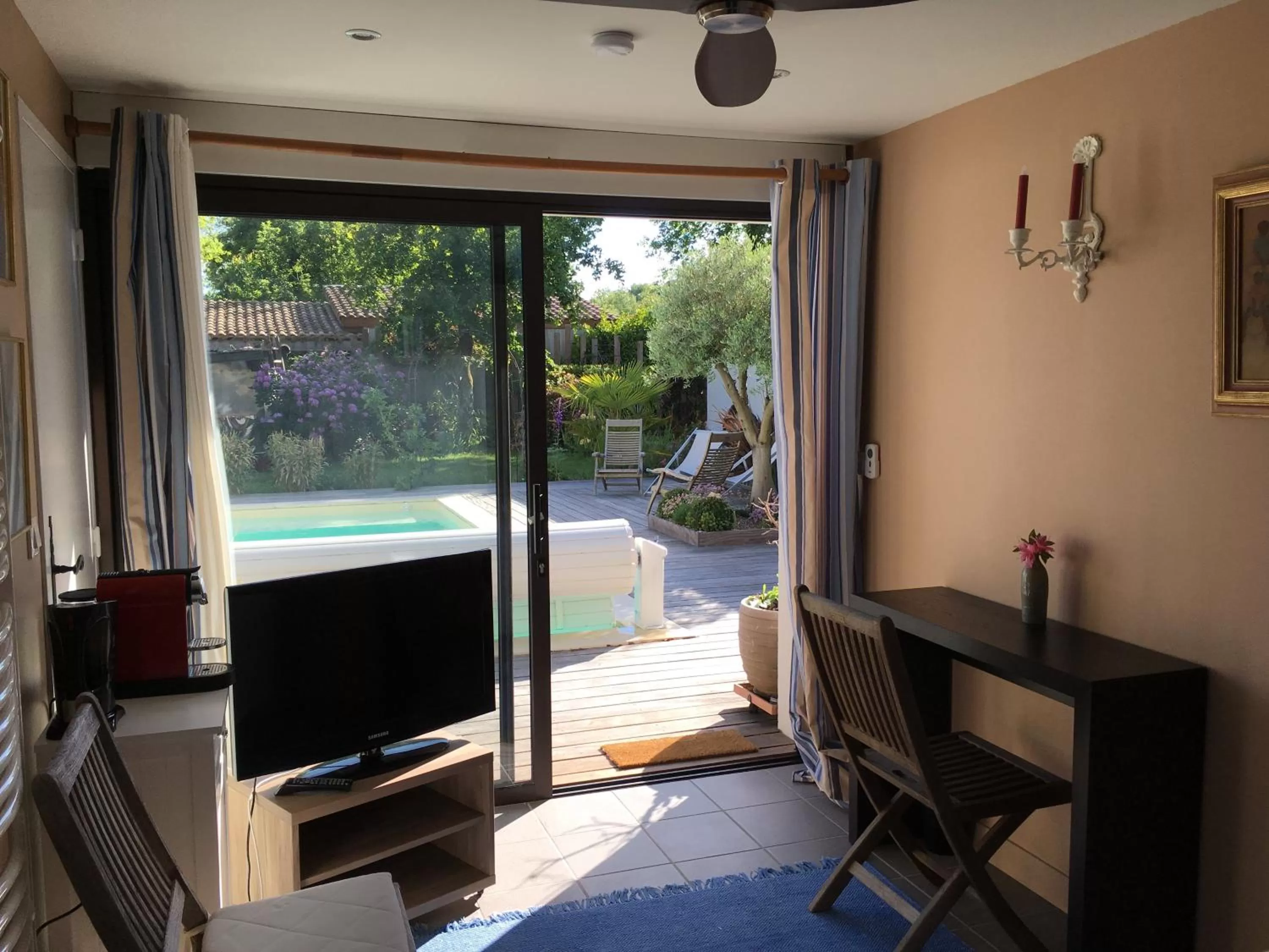 Bedroom, Pool View in La Casa Bonita