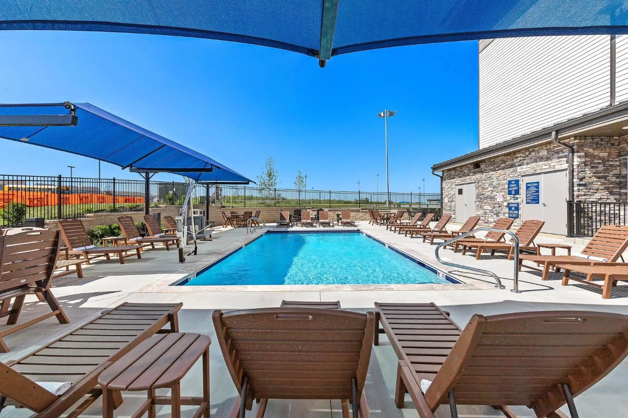 Swimming pool in Holiday Inn Express Kansas City North Parkville by IHG