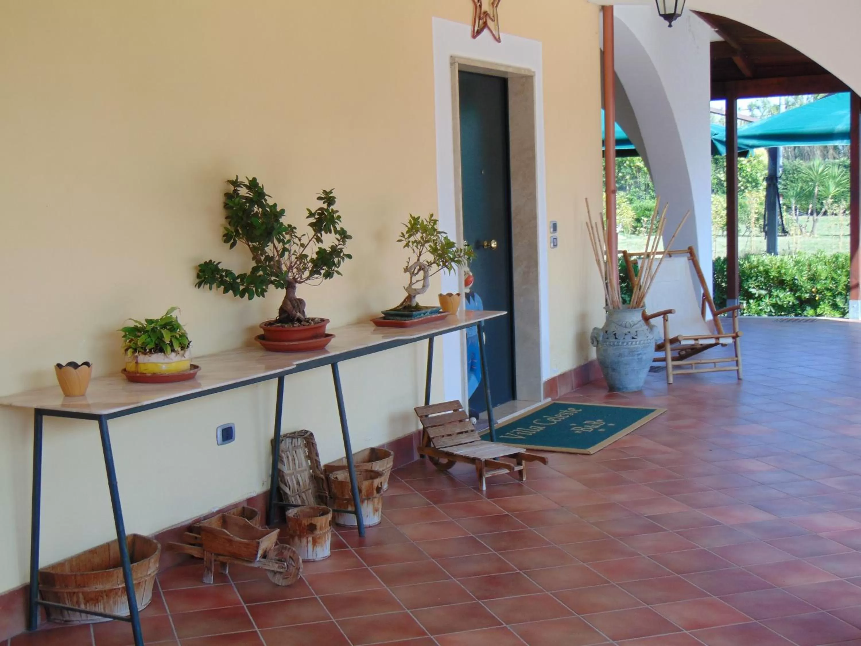 Decorative detail in Villa Celeste B&B