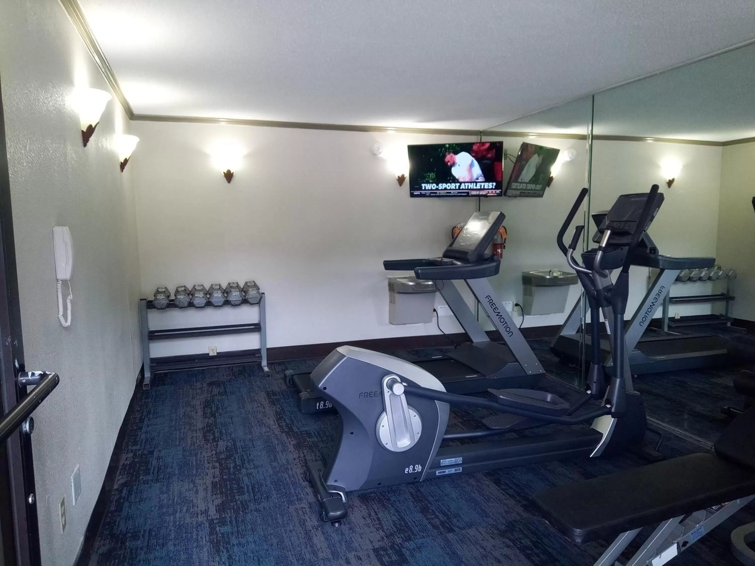 Fitness centre/facilities in Quality Inn Fort Jackson