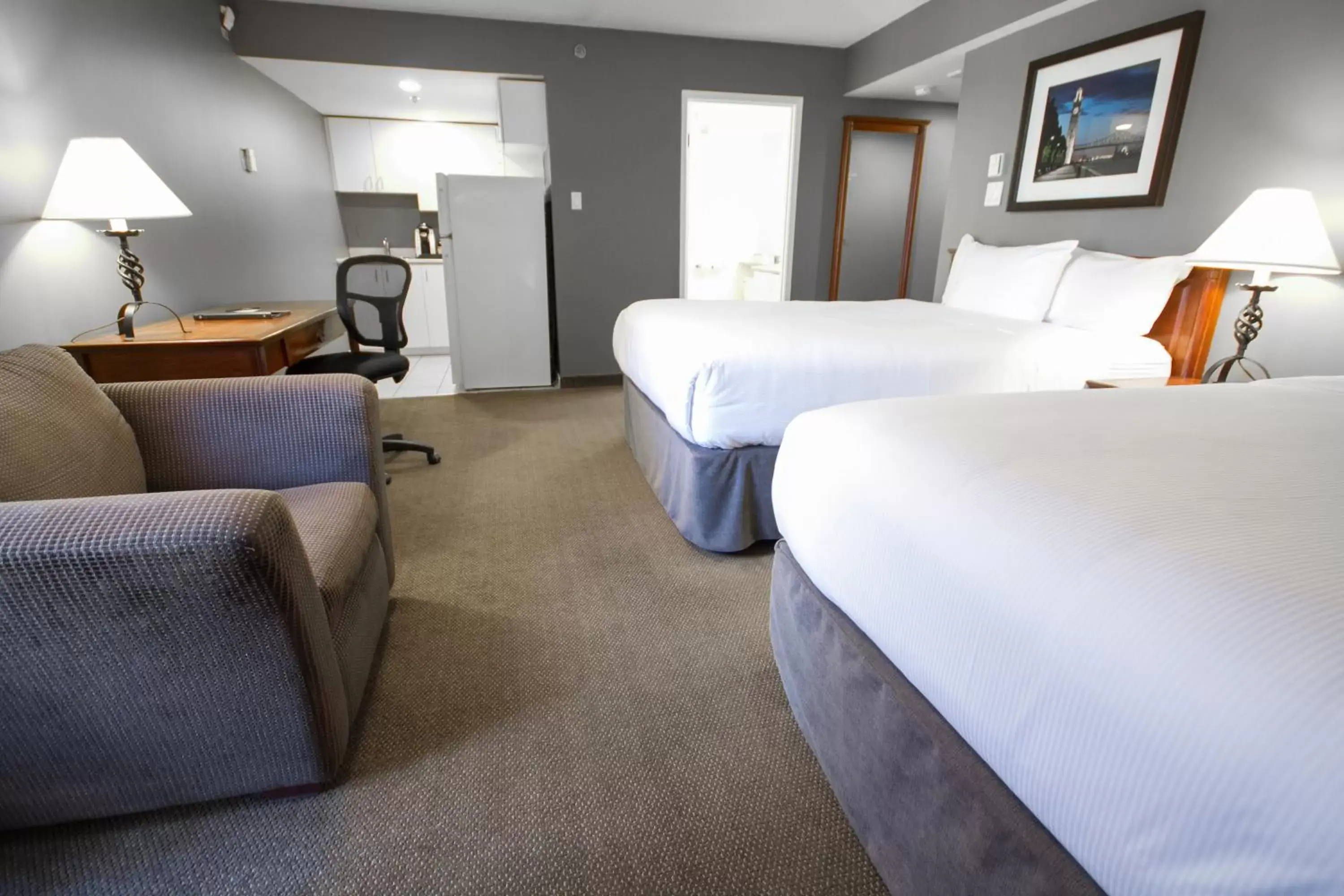 Studio with Two Queen Beds in Hotel Faubourg Montreal Centre-Ville Downtown Studio with Two Queen Beds in Hotel Faubourg Montreal Centre-Ville Downtown