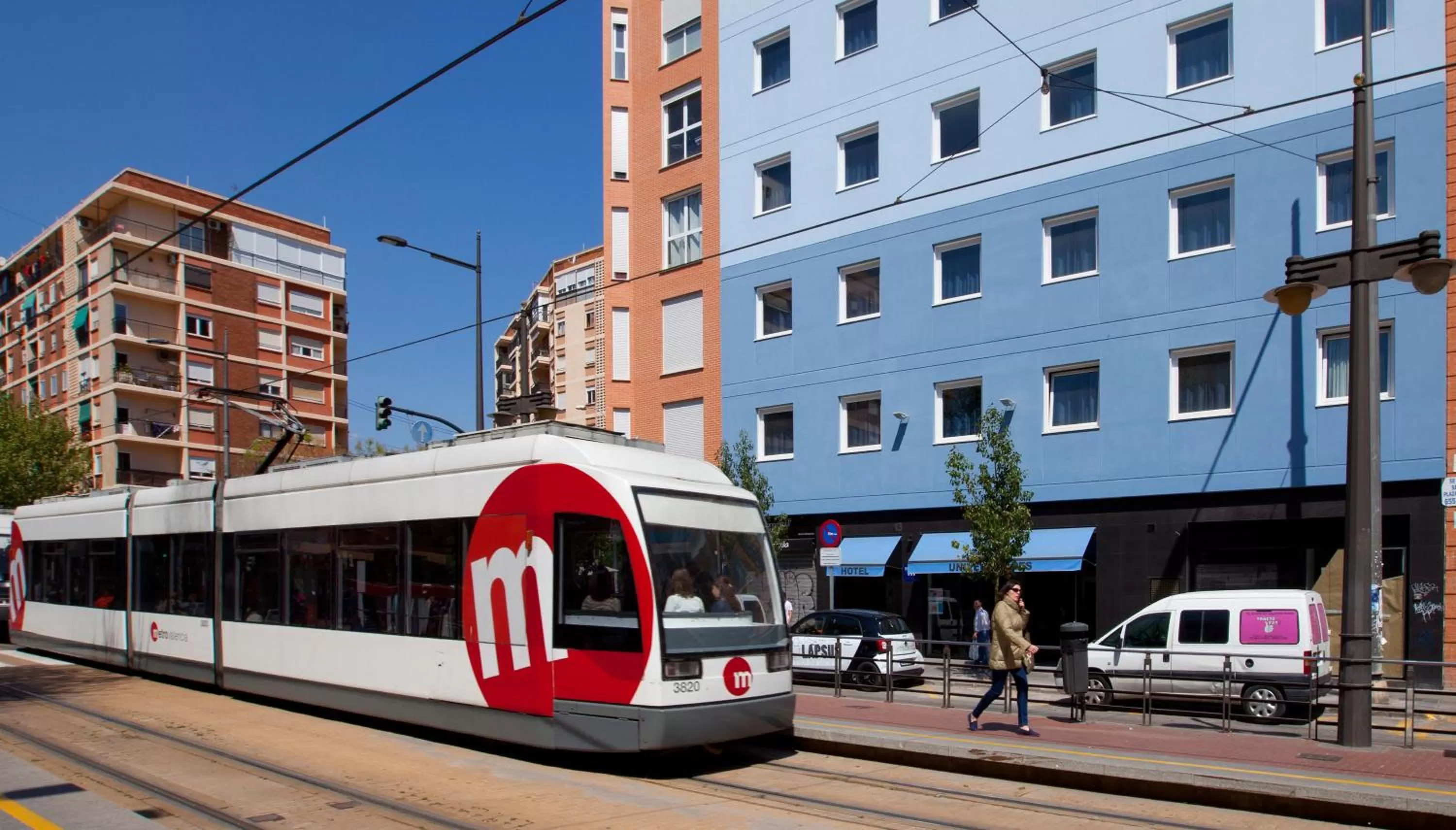 Facade/entrance in Hotel Olympia Universidades