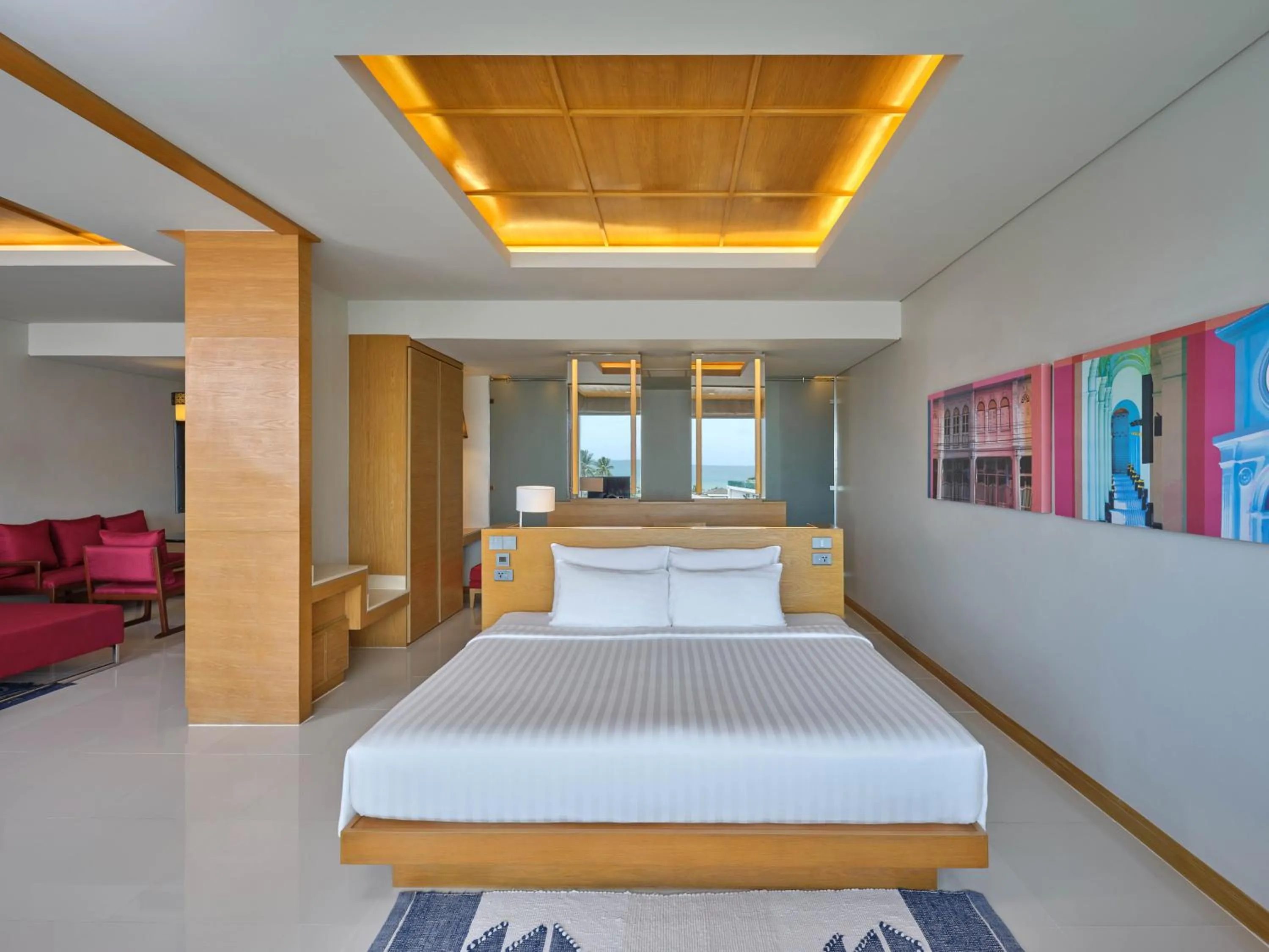 Bed in The Kee Resort & Spa