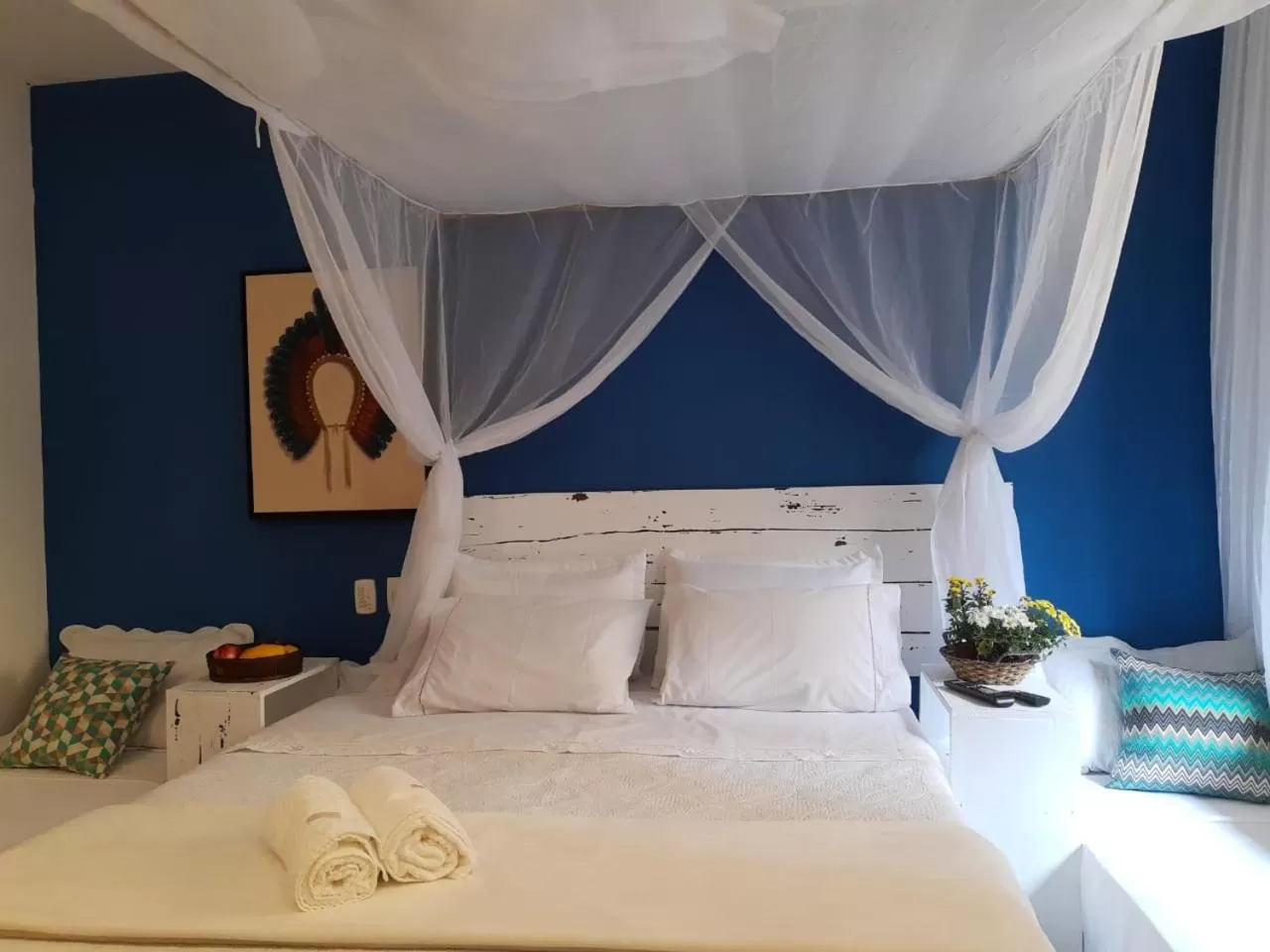 Bed in Magias de Paraty Ecopousada