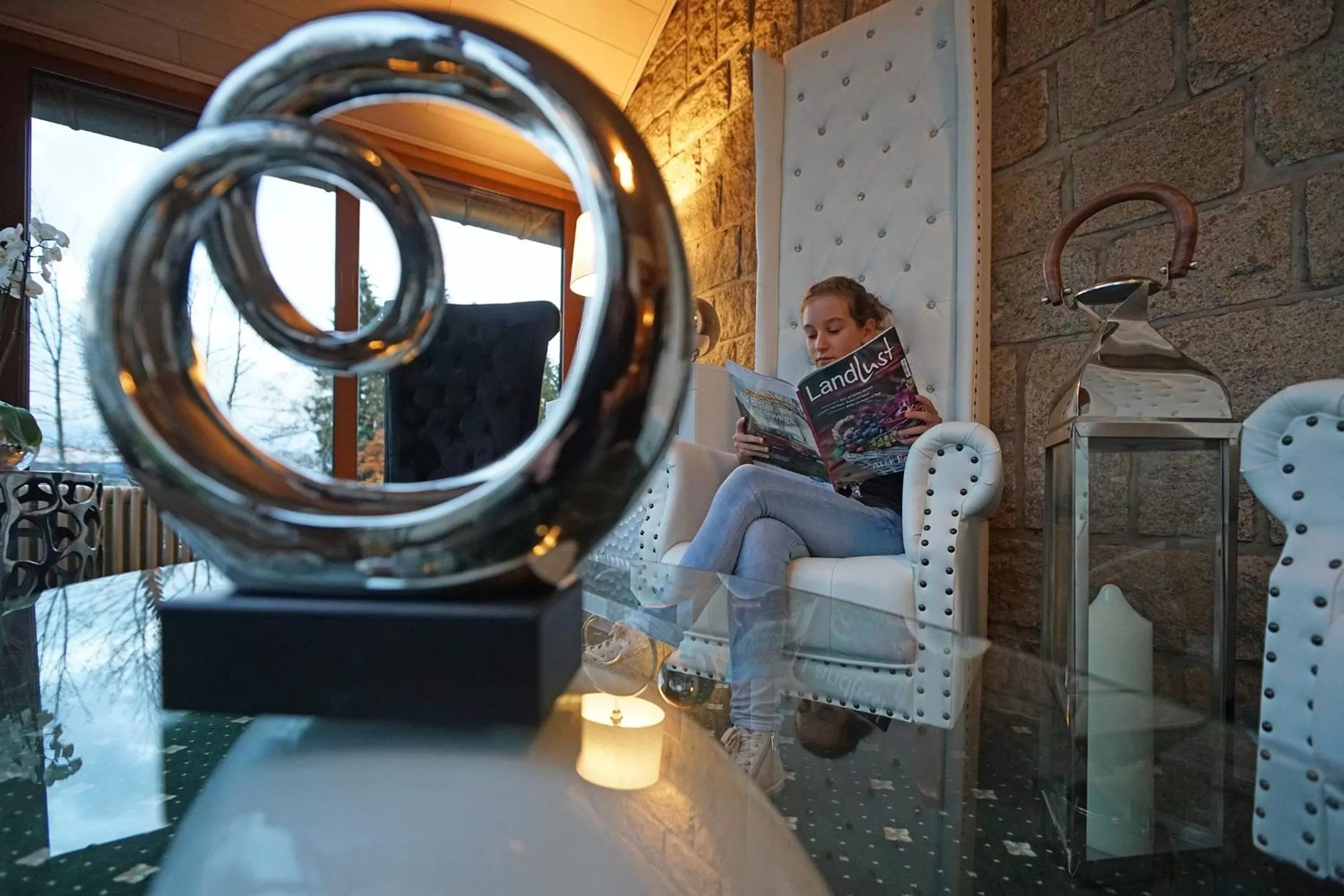 Lobby or reception in Hotel und Restaurant Bühlhaus