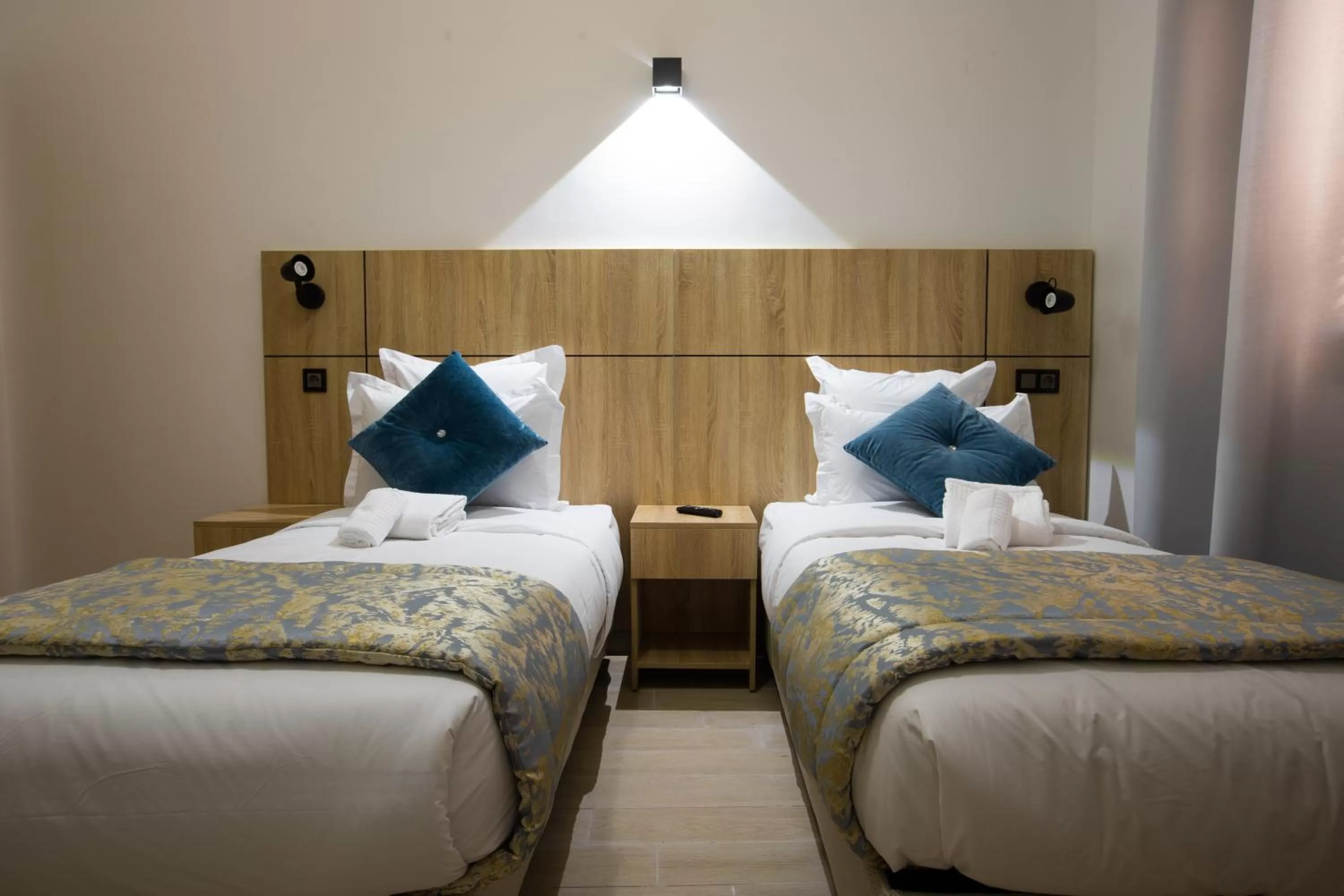 Bed in Karam City Hotel