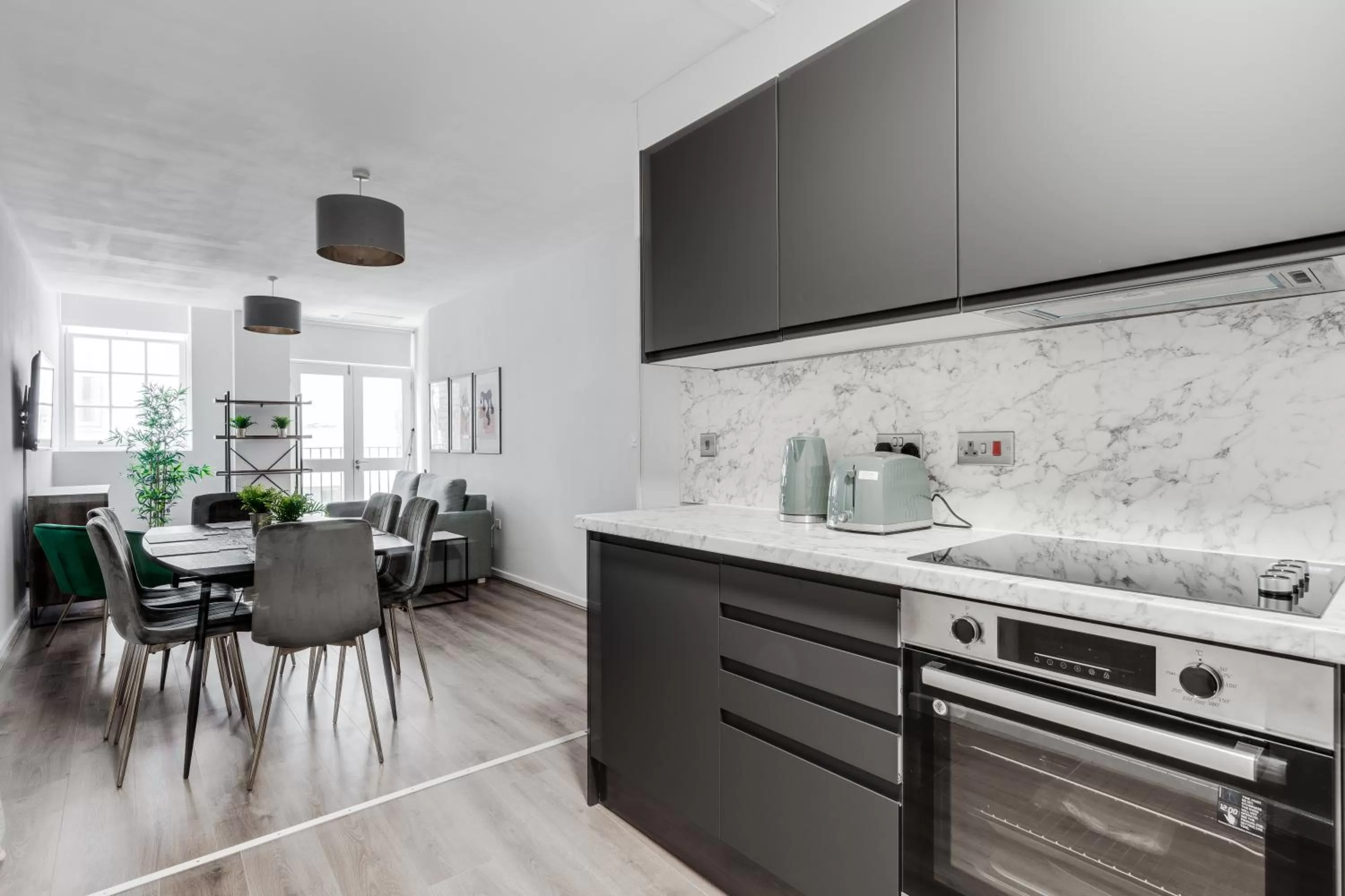 Dining area in Stanley St Suites By GuestFirst