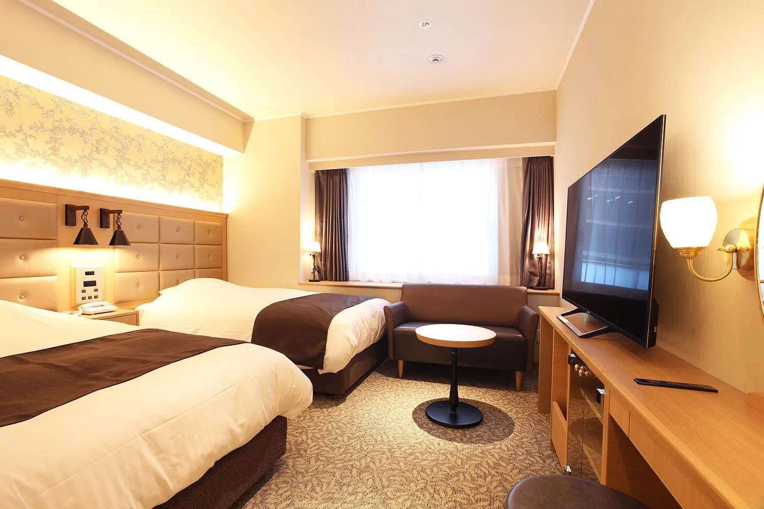 Photo of the whole room, Bed in Kobe Luminous Hotel Sannomiya
