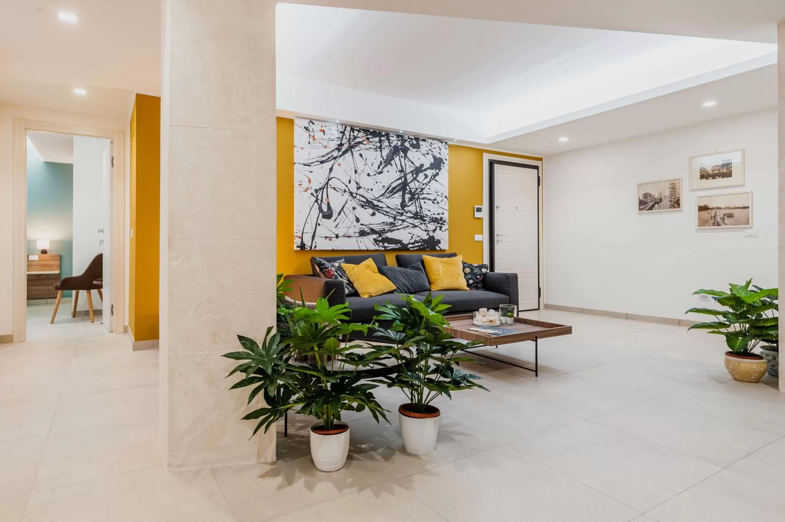 Living room in Archimede's Rooms