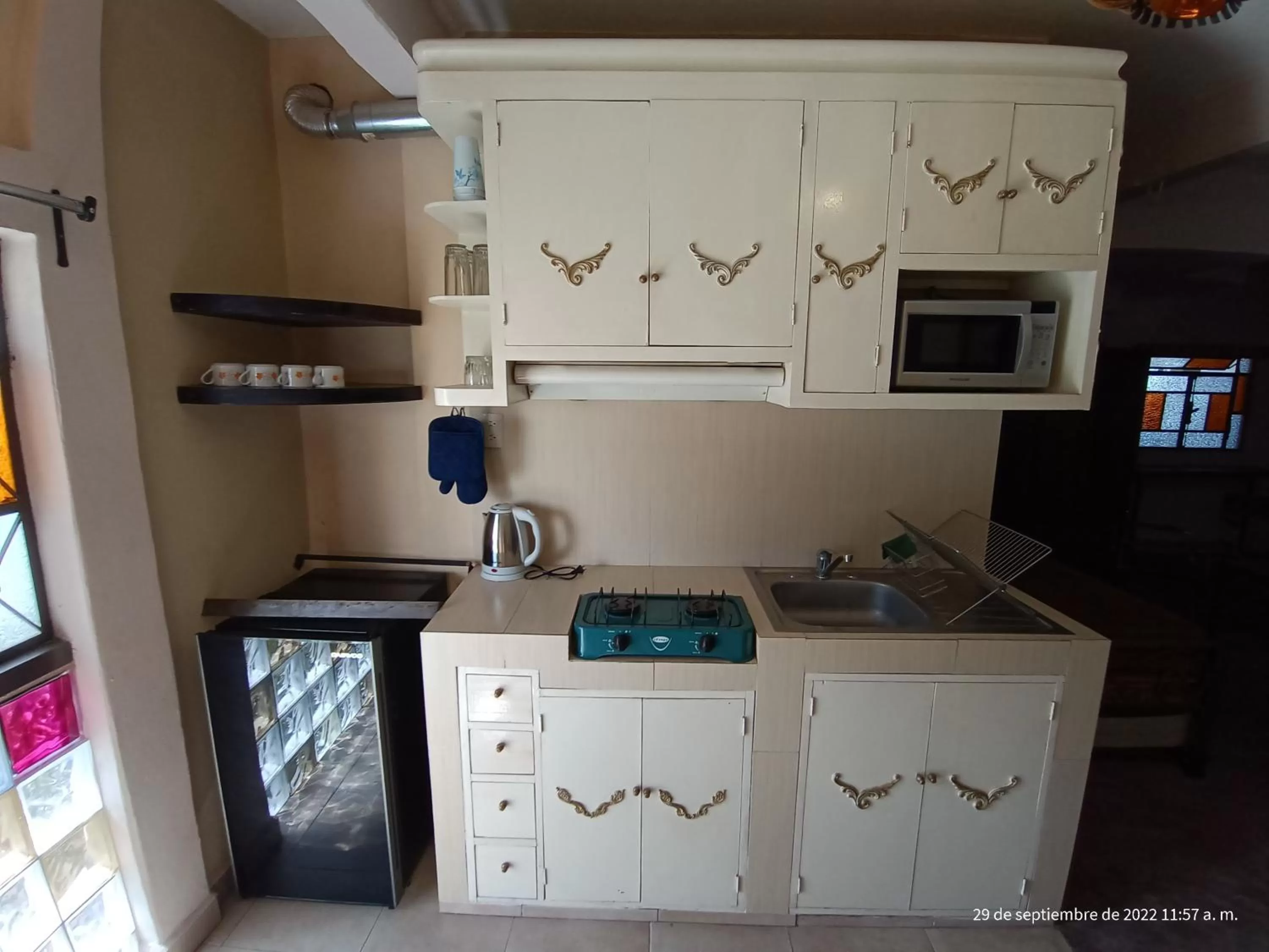 Kitchen or kitchenette in Hotel Posada Spa Antigua Casa Hogar