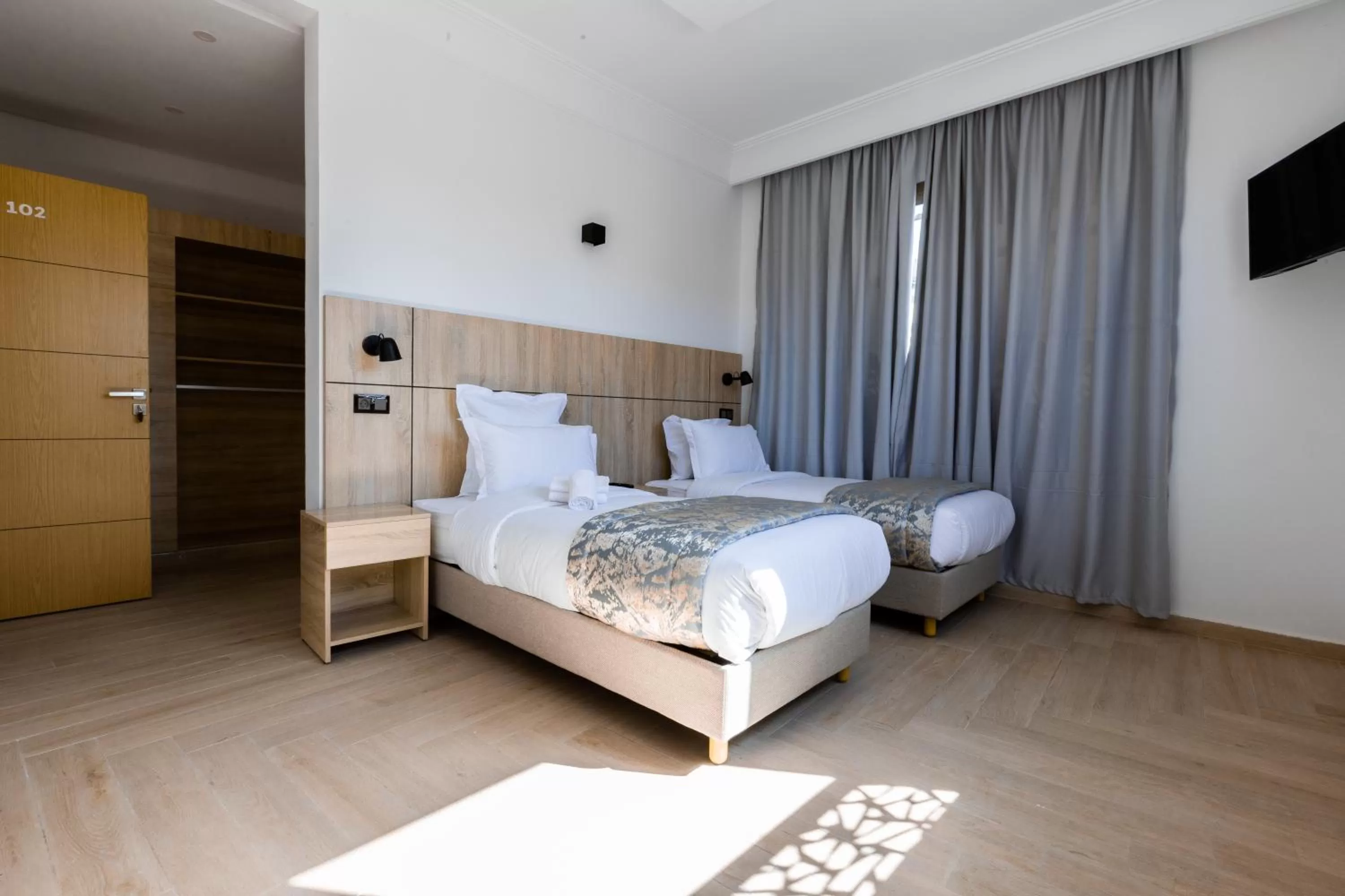 Bed in Karam City Hotel