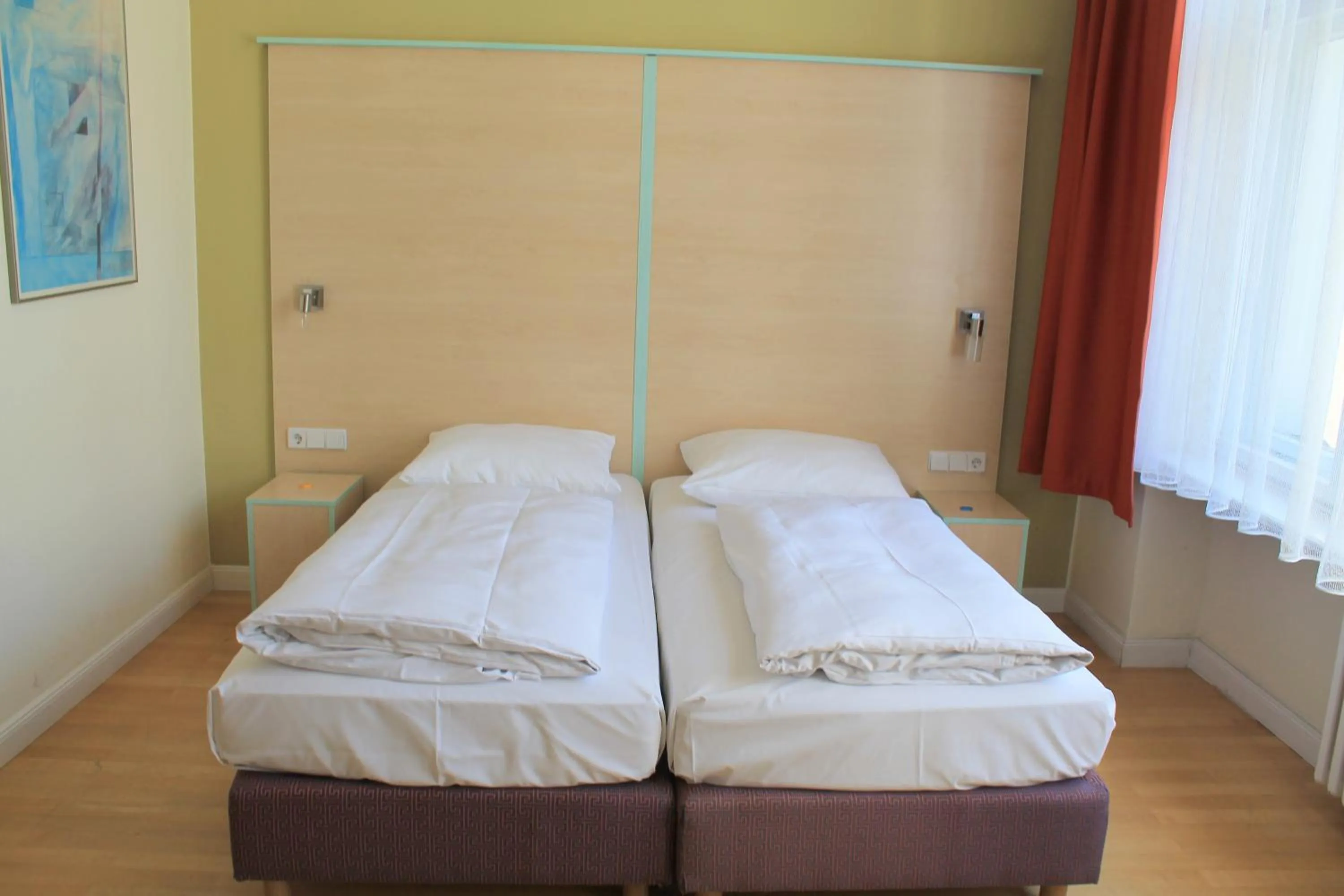 Bed in Hotel Hansablick