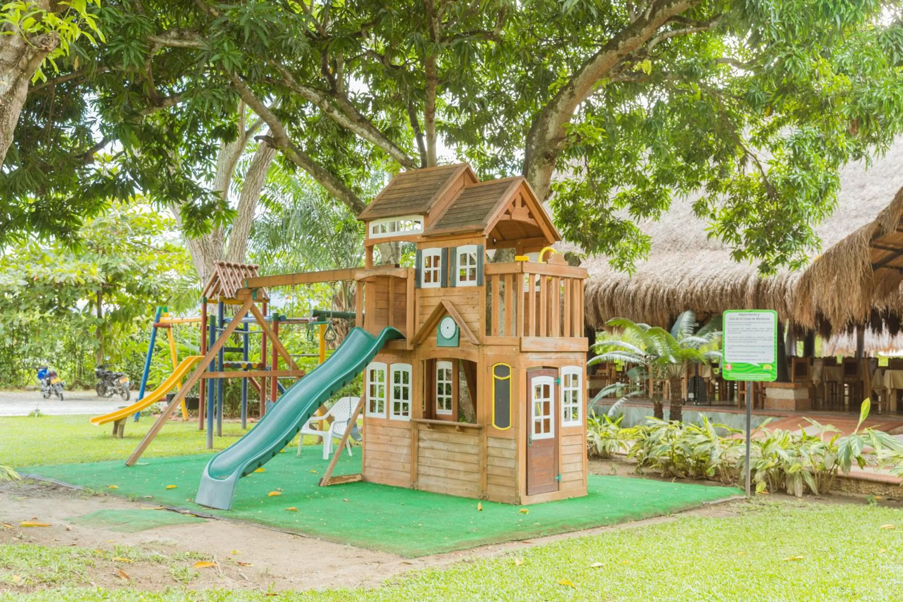 Property building, Children's Play Area in Hotel Portón del Sol