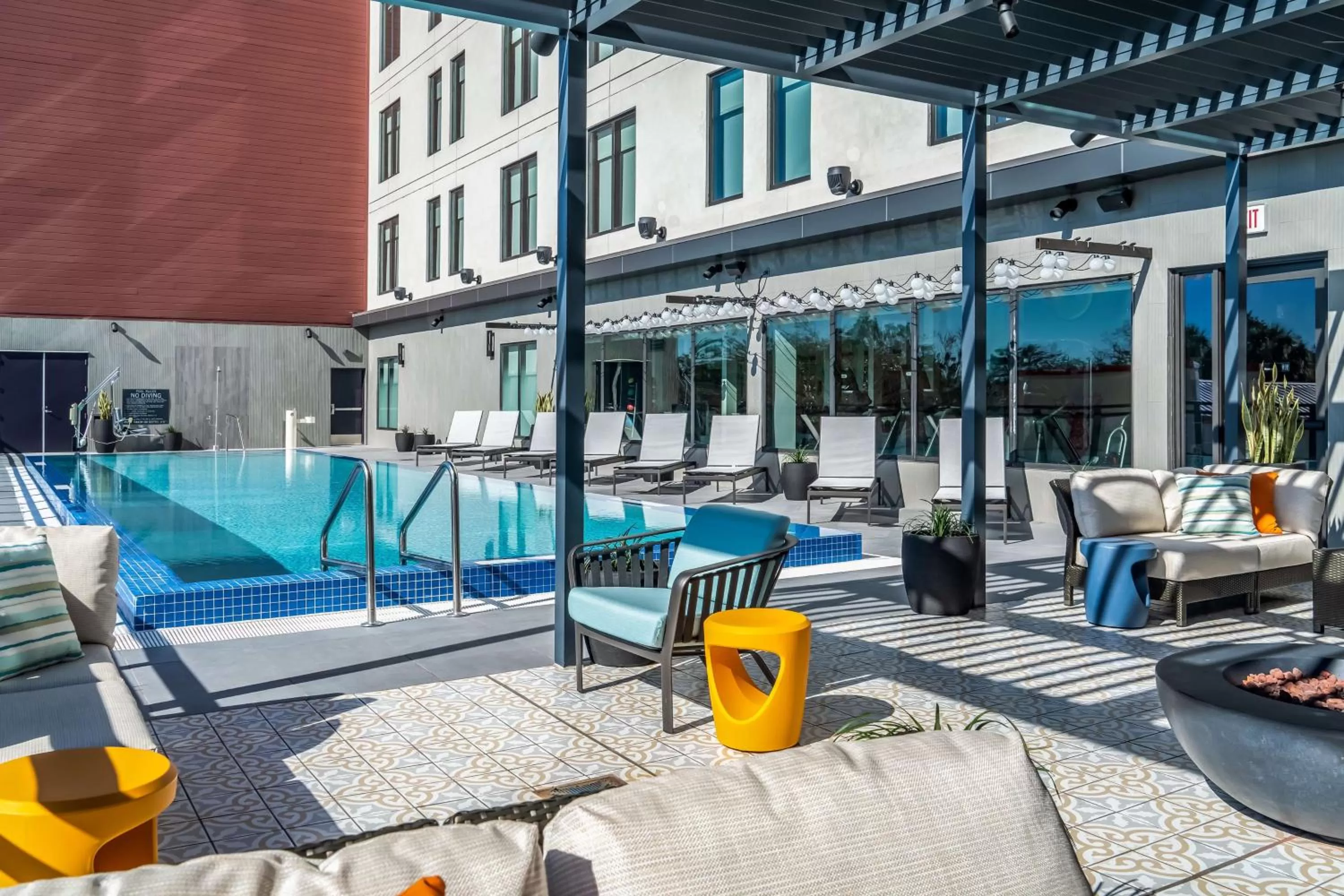 Swimming pool in Hyatt Place Gainesville Downtown