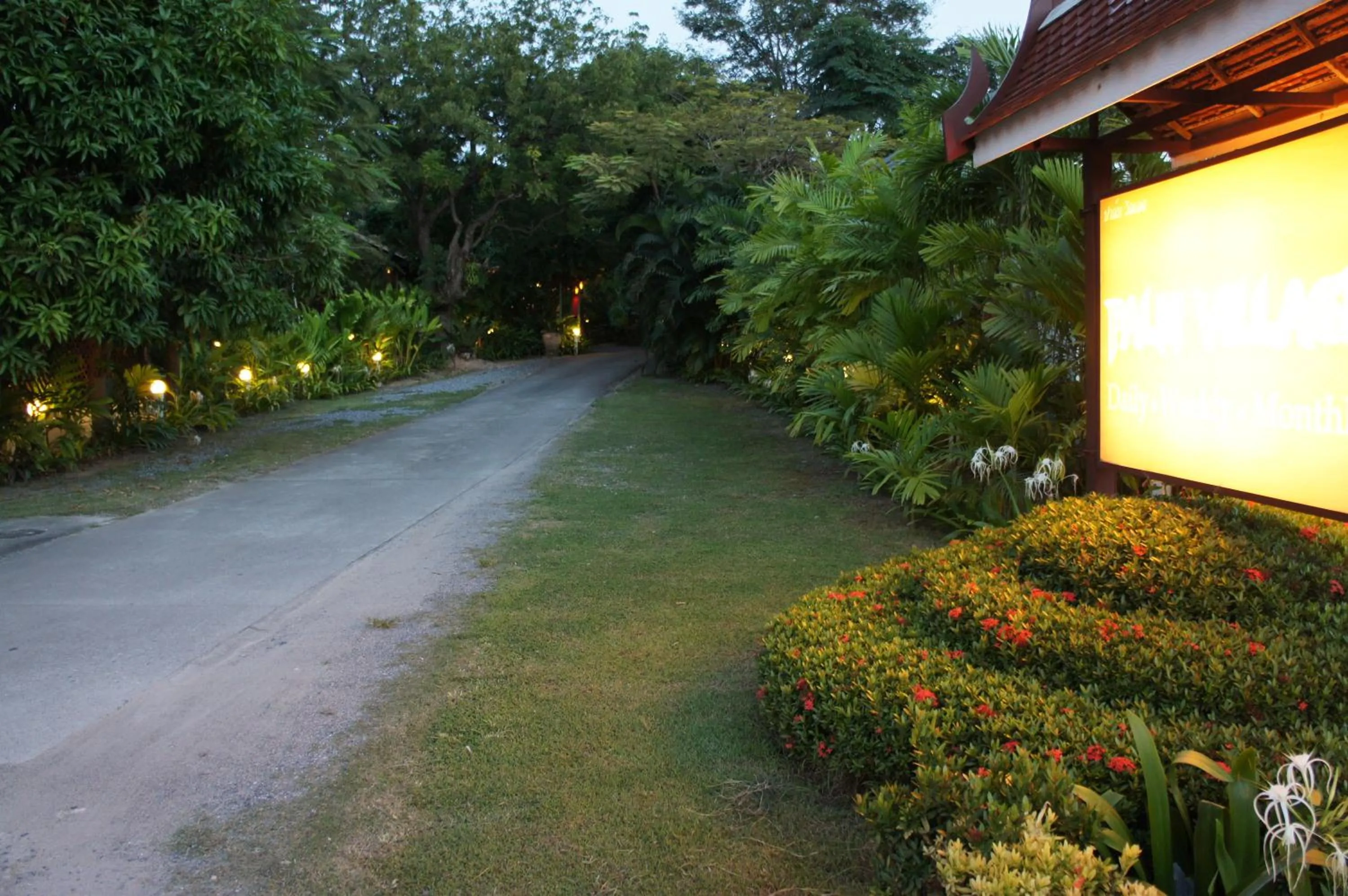 On site in Palm Village