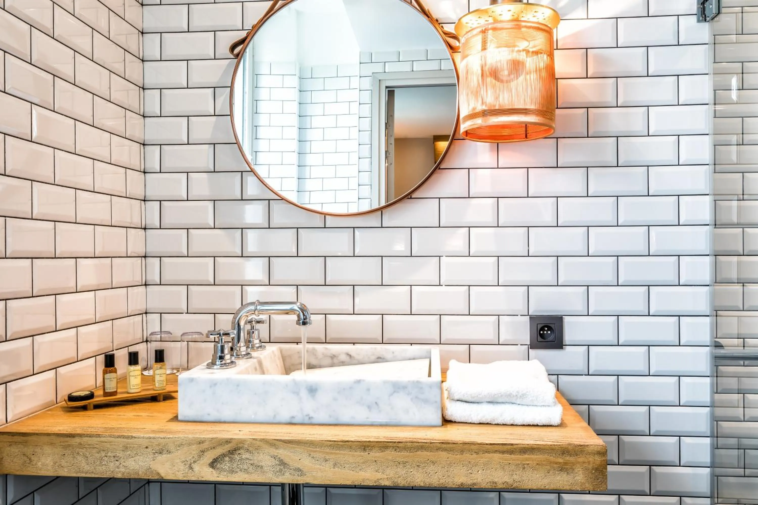 Bathroom in Hotel Restaurant Au Boeuf Couronné