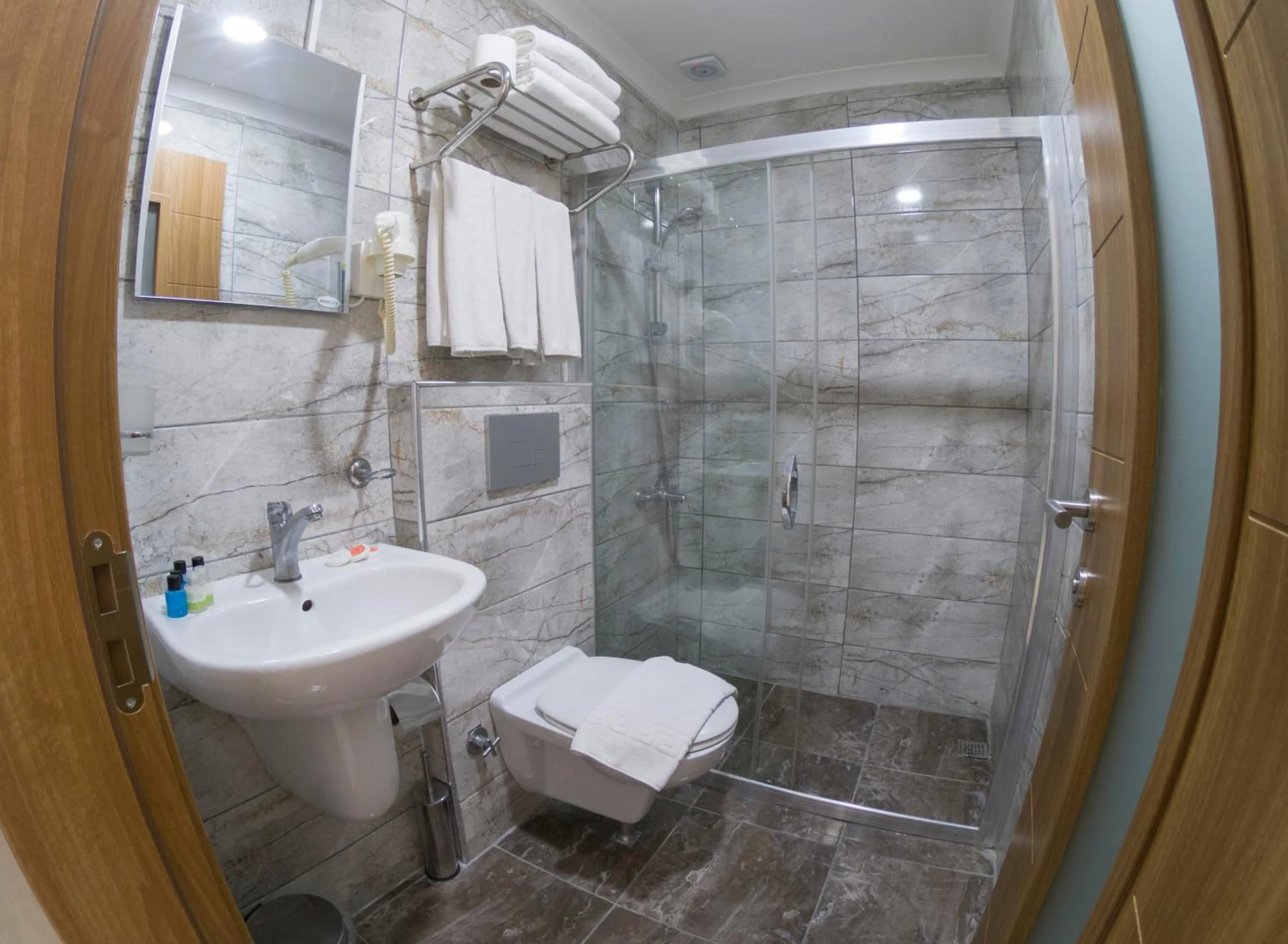 Shower in Seher HOTEL