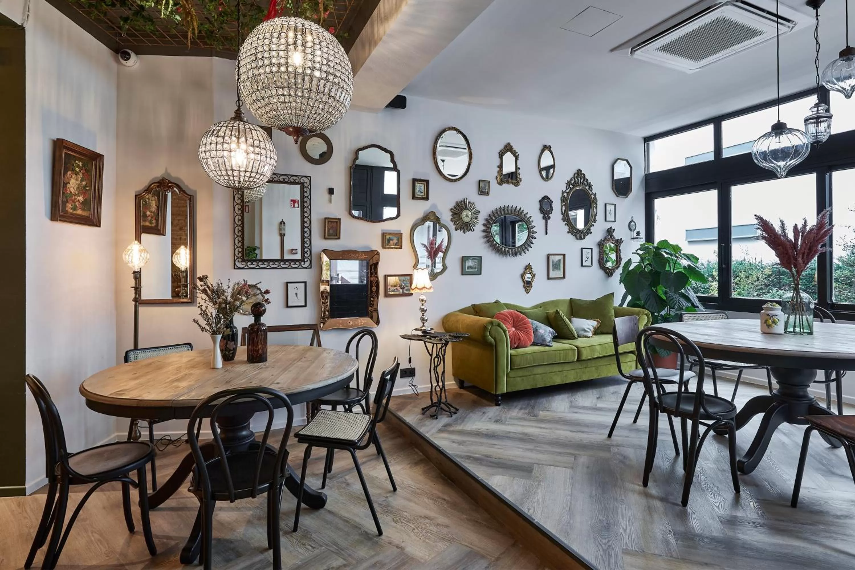 Seating area in Urban Yard Hotel