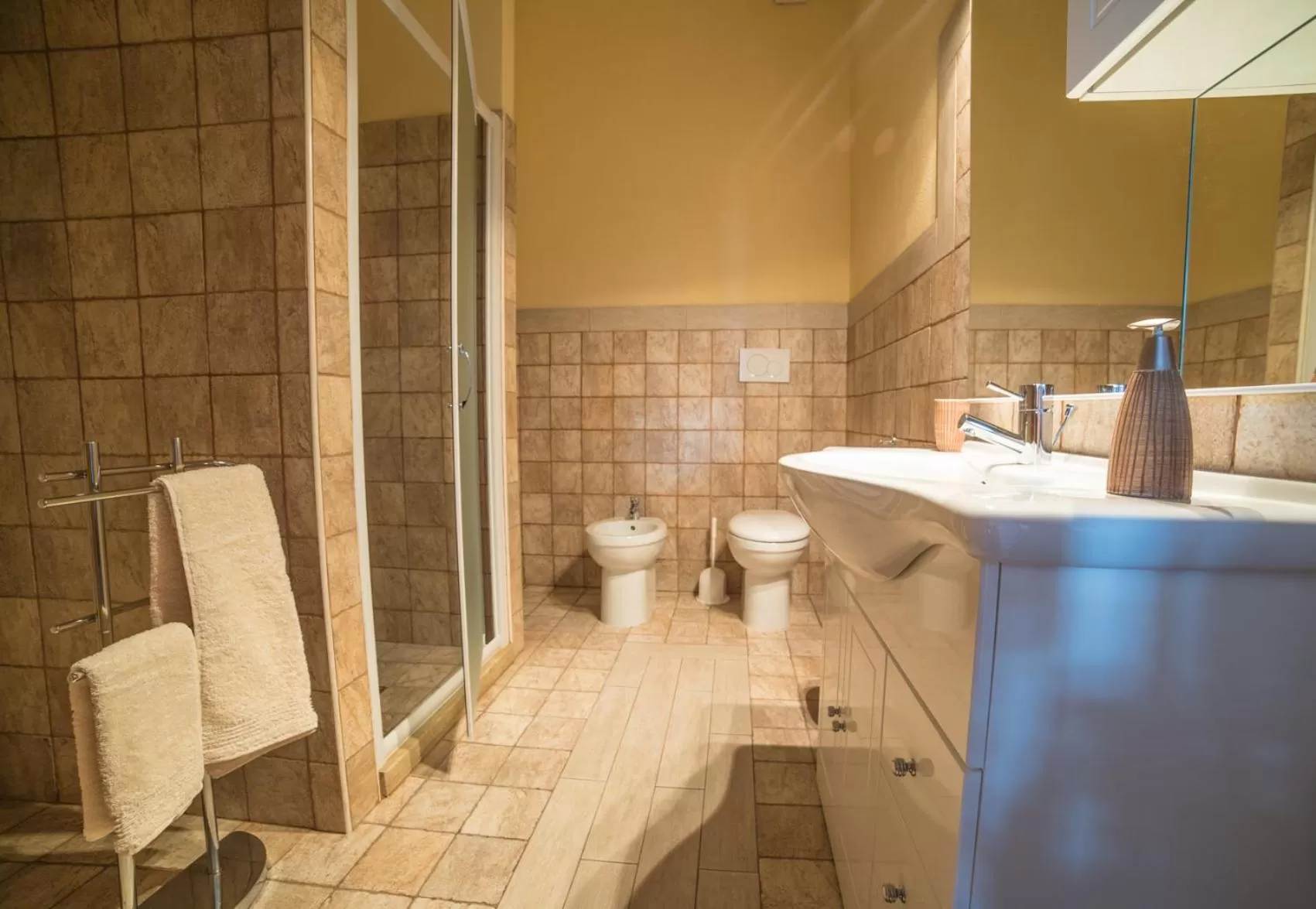 Shower in S'Apprigu B&B