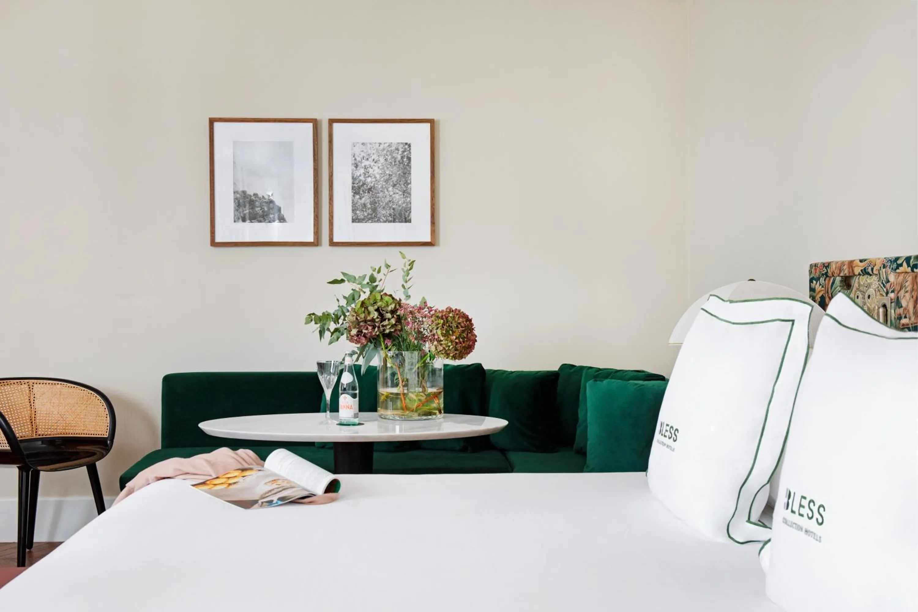 Decorative detail, Bed in BLESS Hotel Madrid - The Leading Hotels of the World