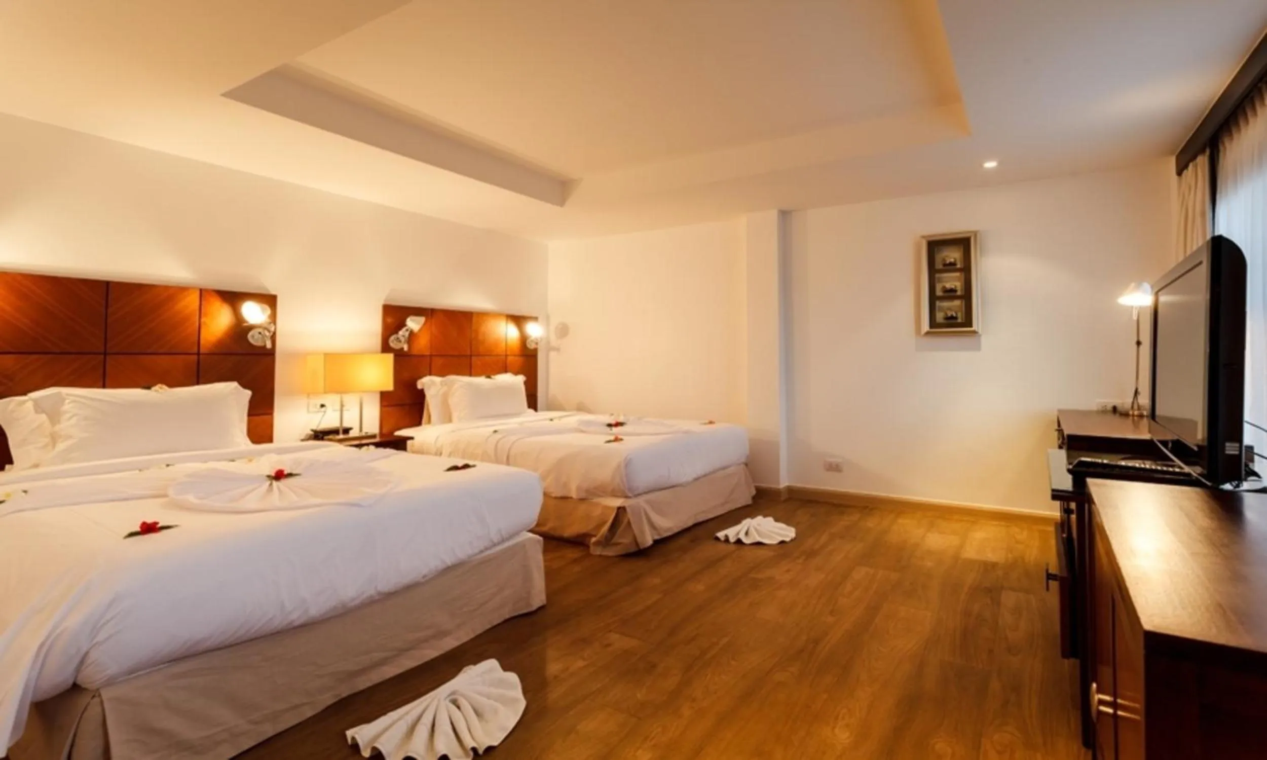 Bedroom, Bed in IndoChine Resort and Villas