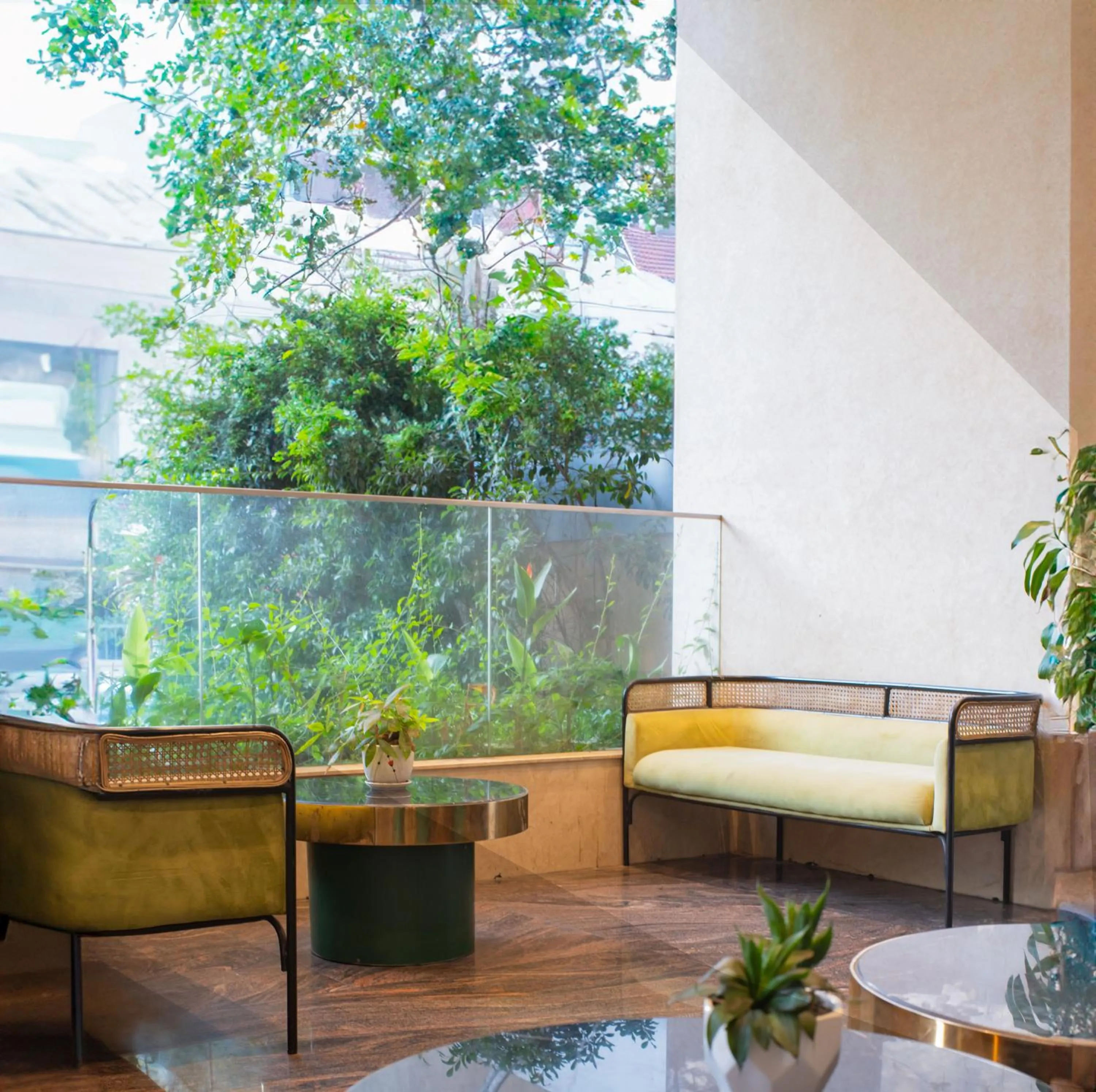 Seating area in LeMore Hotel Nha Trang