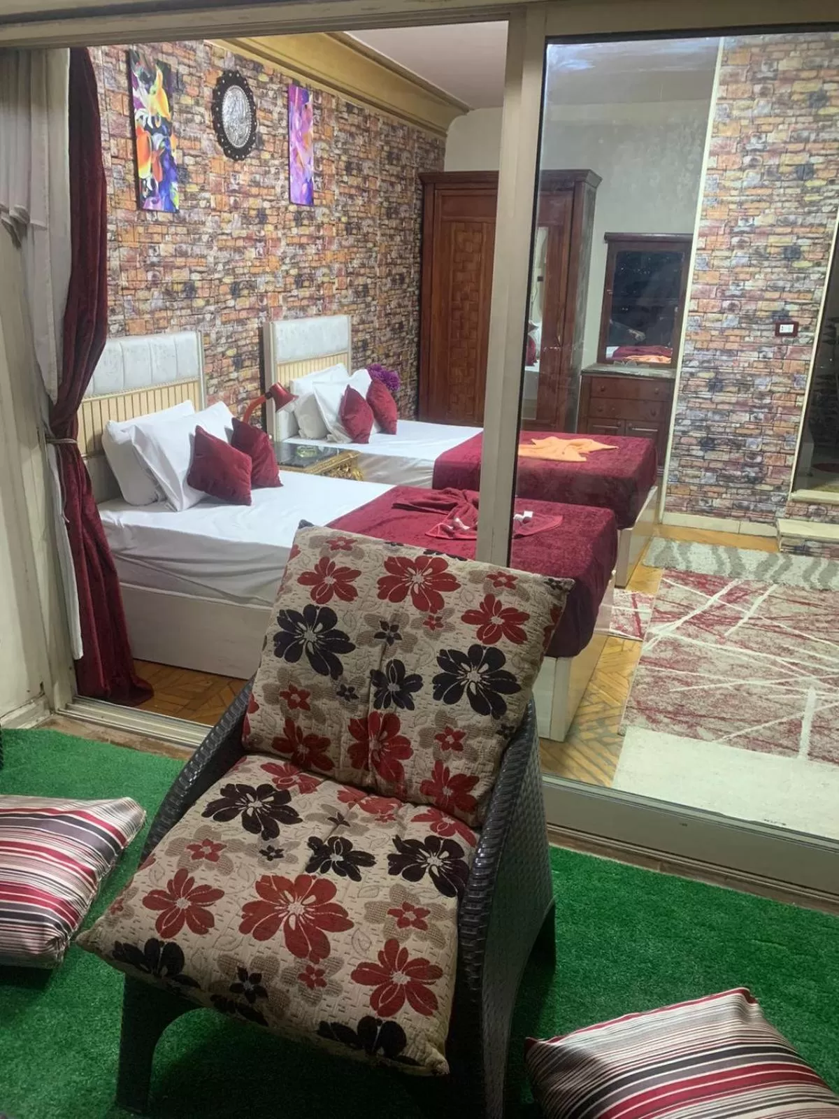 View (from property/room), Bed in Nile Star Suites & Apartments