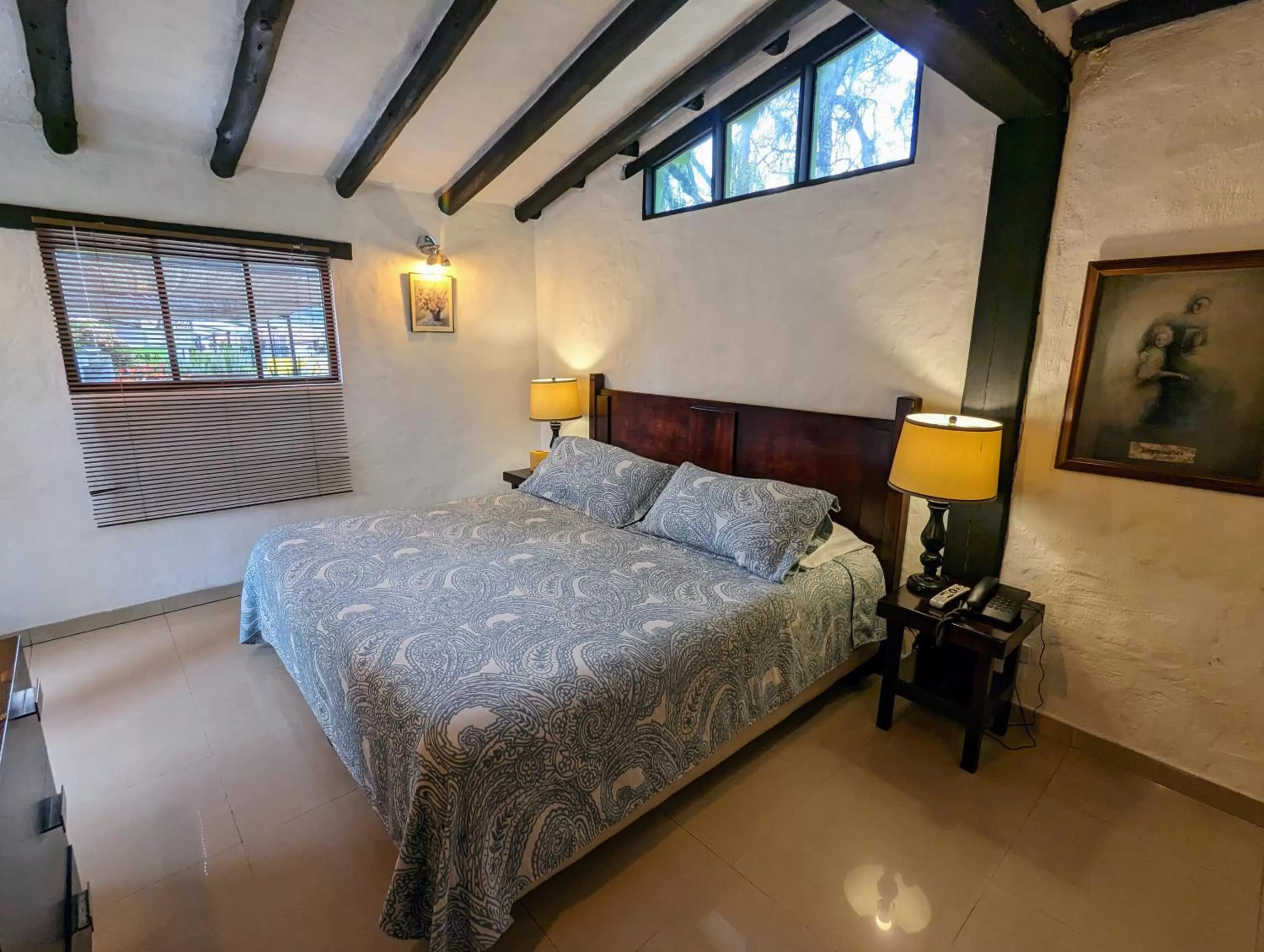 Bed in Posada Cafe La Huerta