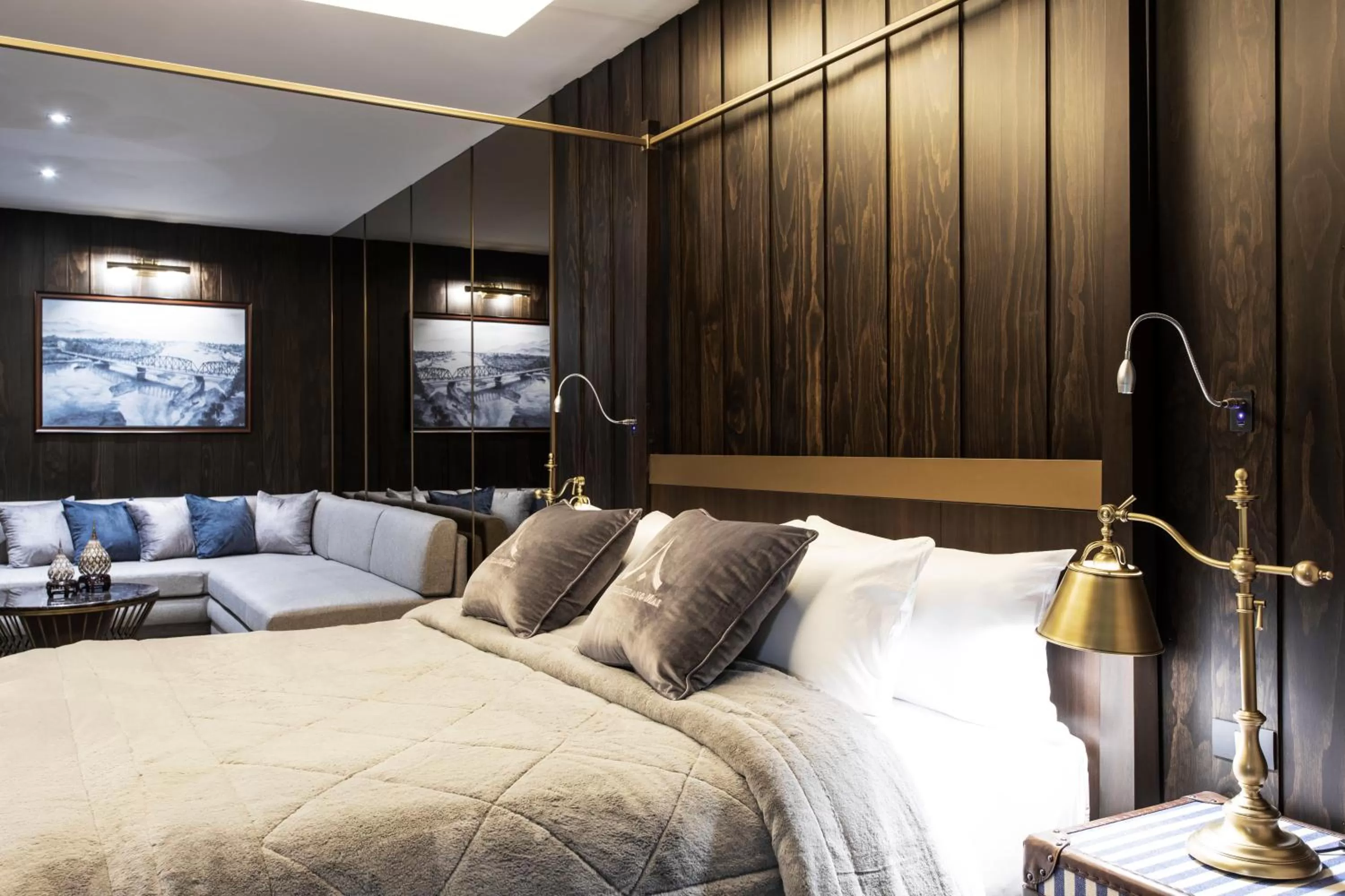 Living room, Bed in The Chiang Mai Old Town