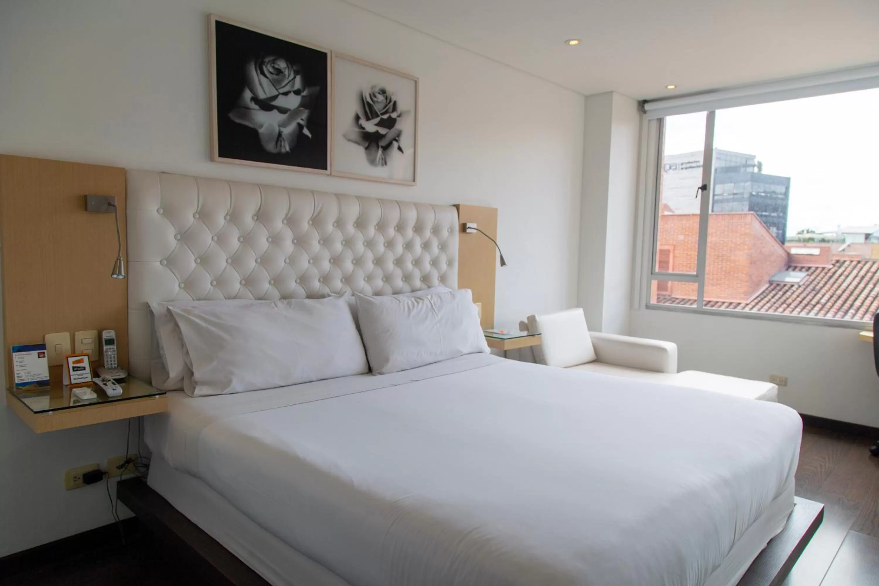 Bed in Hotel 104 Art Suites