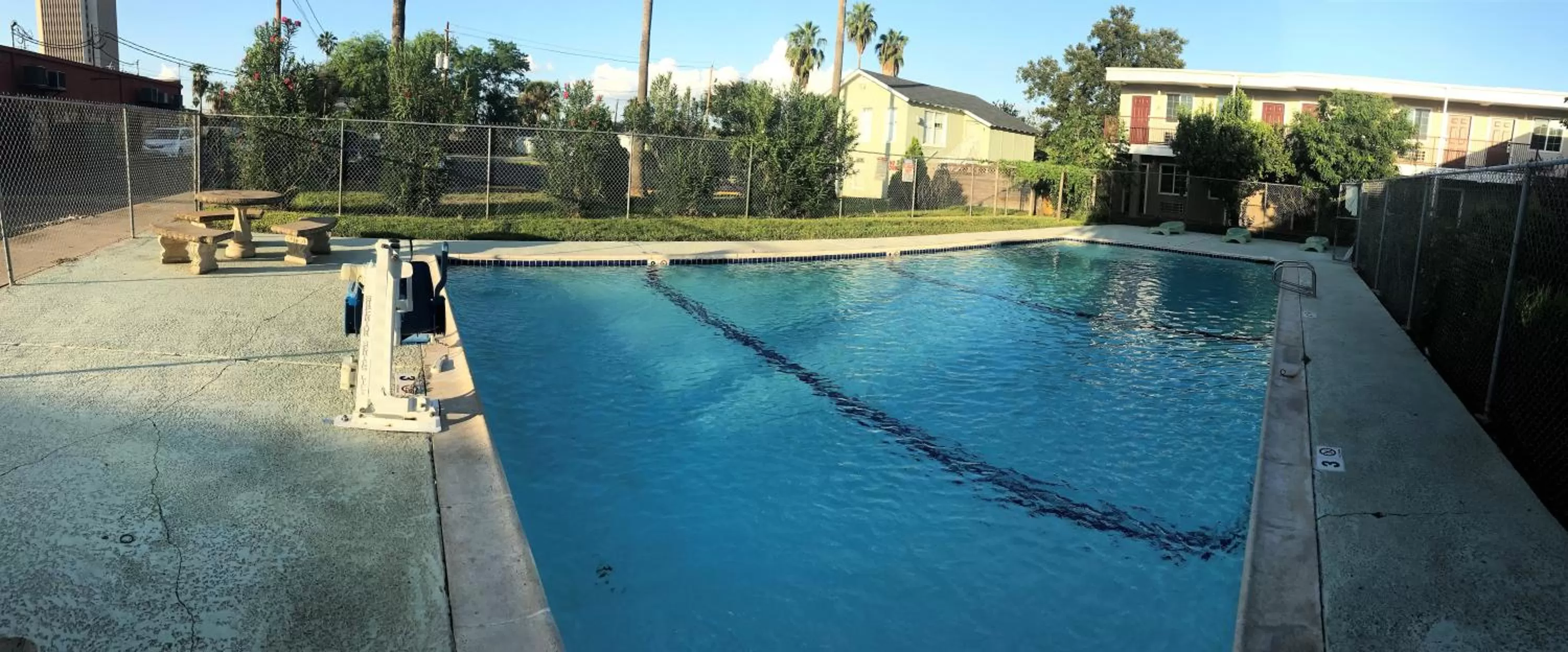 Pool view in Siesta Inn McAllen
