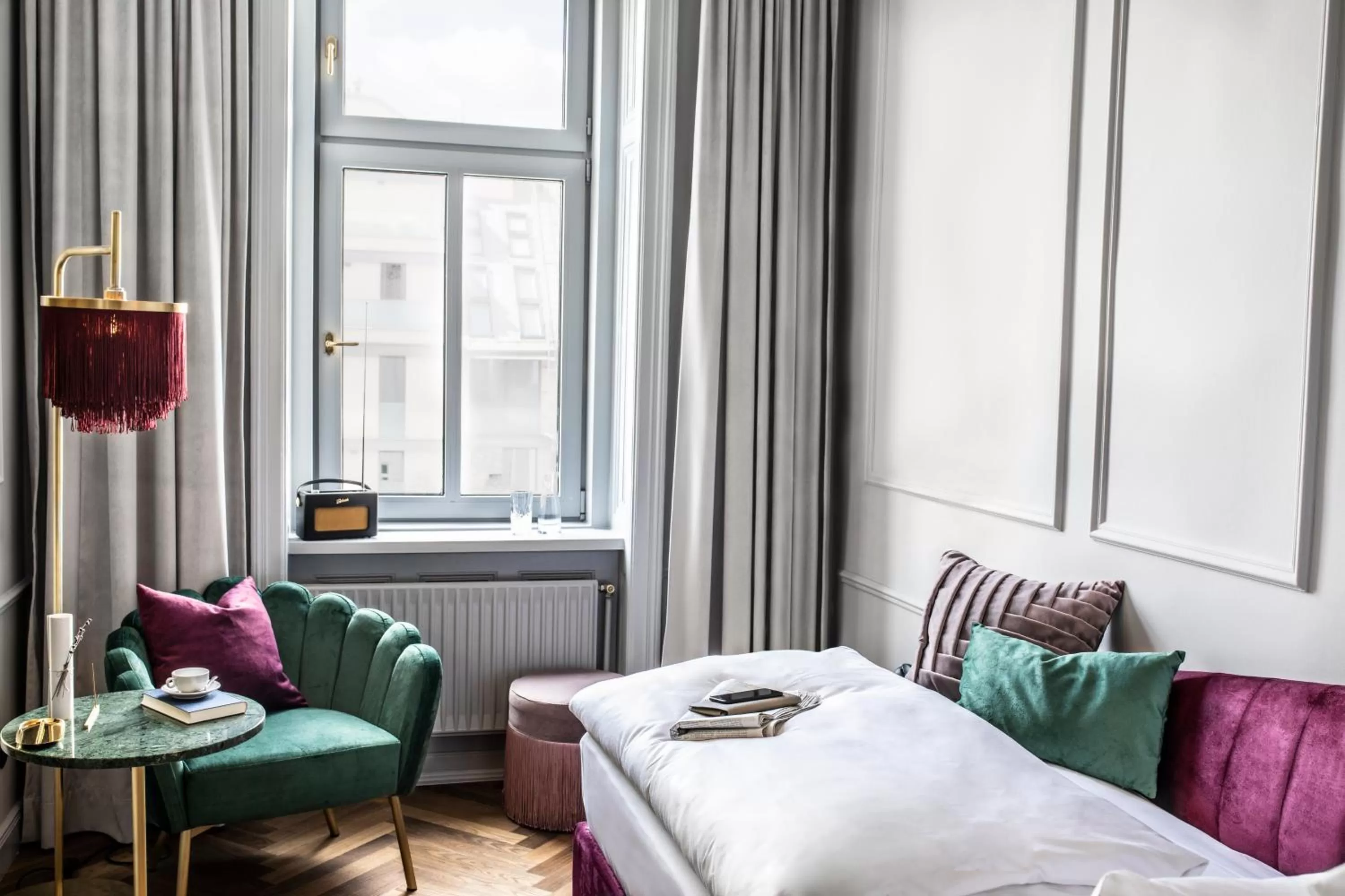 Bed in Hotel Josefine