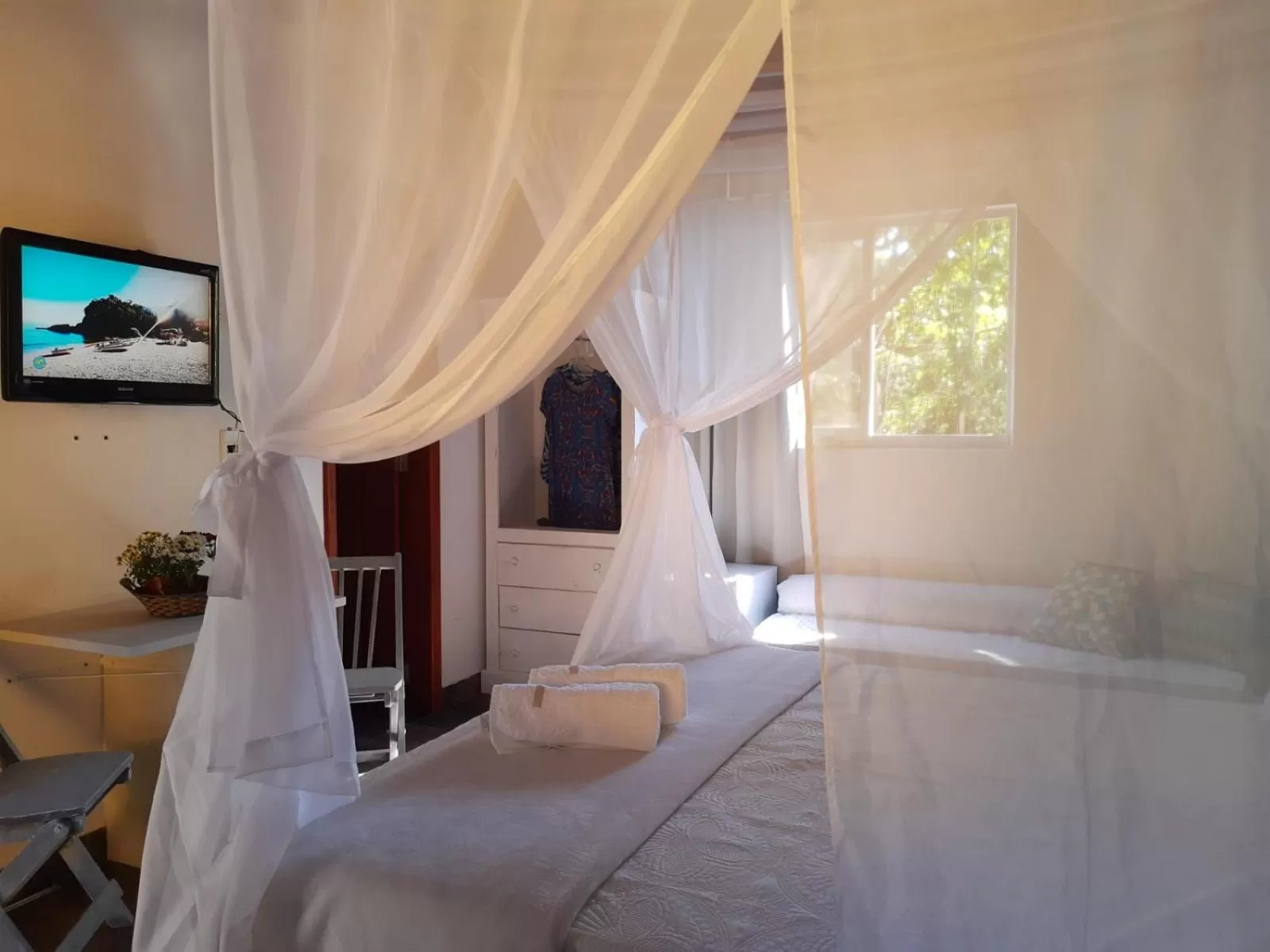 Bed in Magias de Paraty Ecopousada