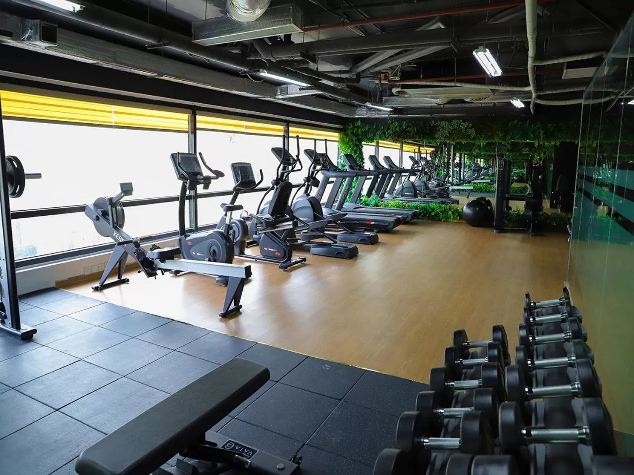 Fitness centre/facilities in Ramada Hotel & Suites by Wyndham Halong Bay View
