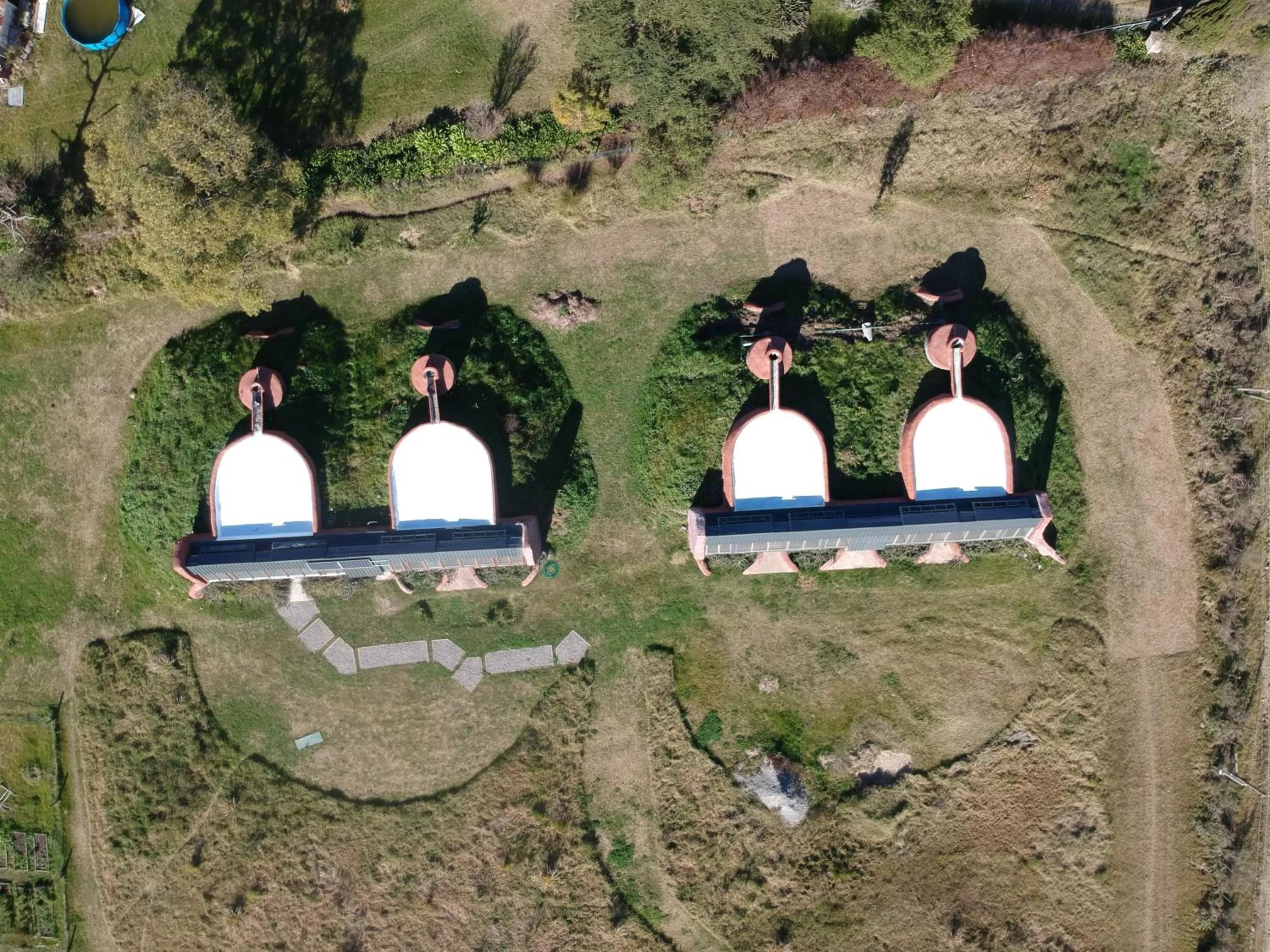 Property building, Pool View in Caliu Earthship Ecolodge