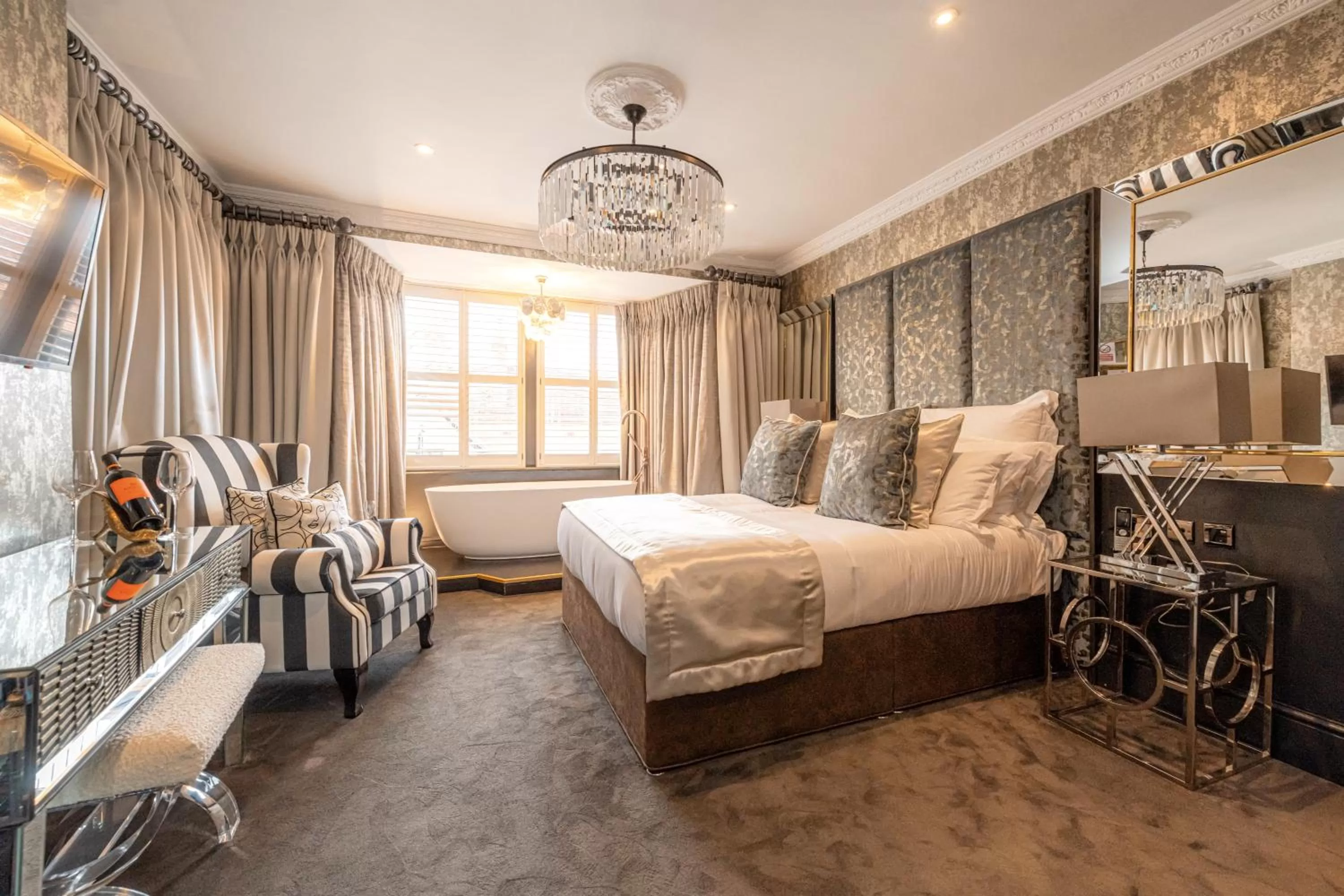 Bed in Funky Monk Hotel