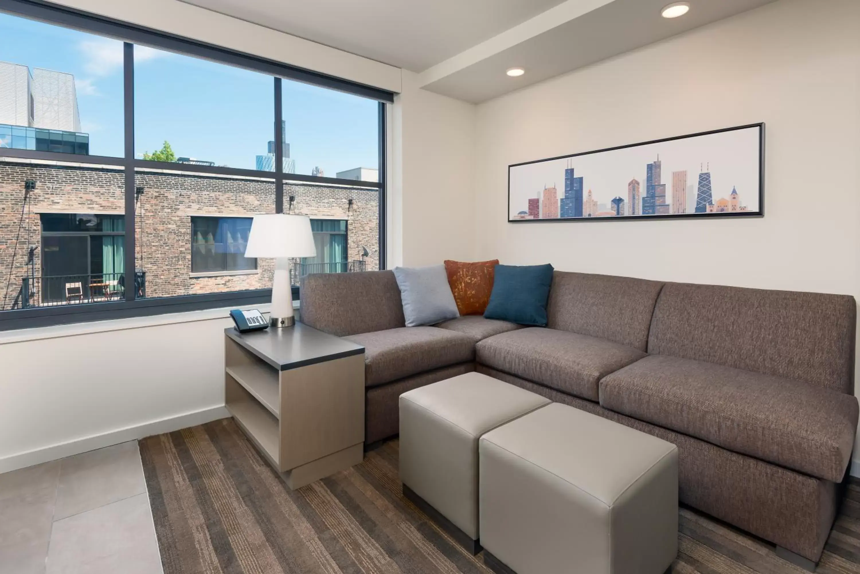 King Studio Suite with Sofa Bed, Kitchen and Roll-In Shower - Disability Access in Hyatt House Chicago West Loop-Fulton Market King Studio Suite with Sofa Bed, Kitchen and Roll-In Shower - Disability Access in Hyatt House Chicago West Loop-Fulton Market