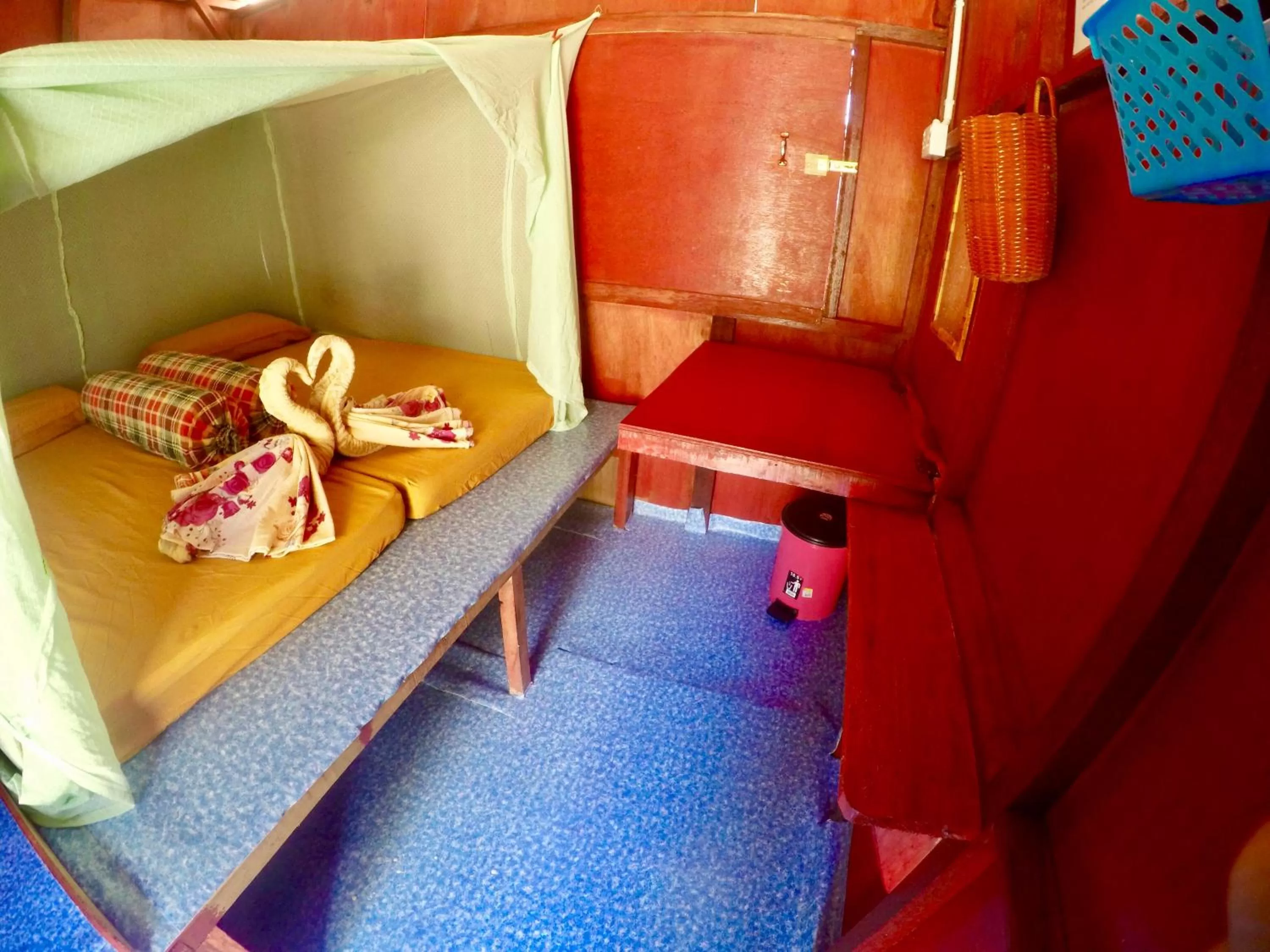 Bed in Dragon Pearl Beach Resort