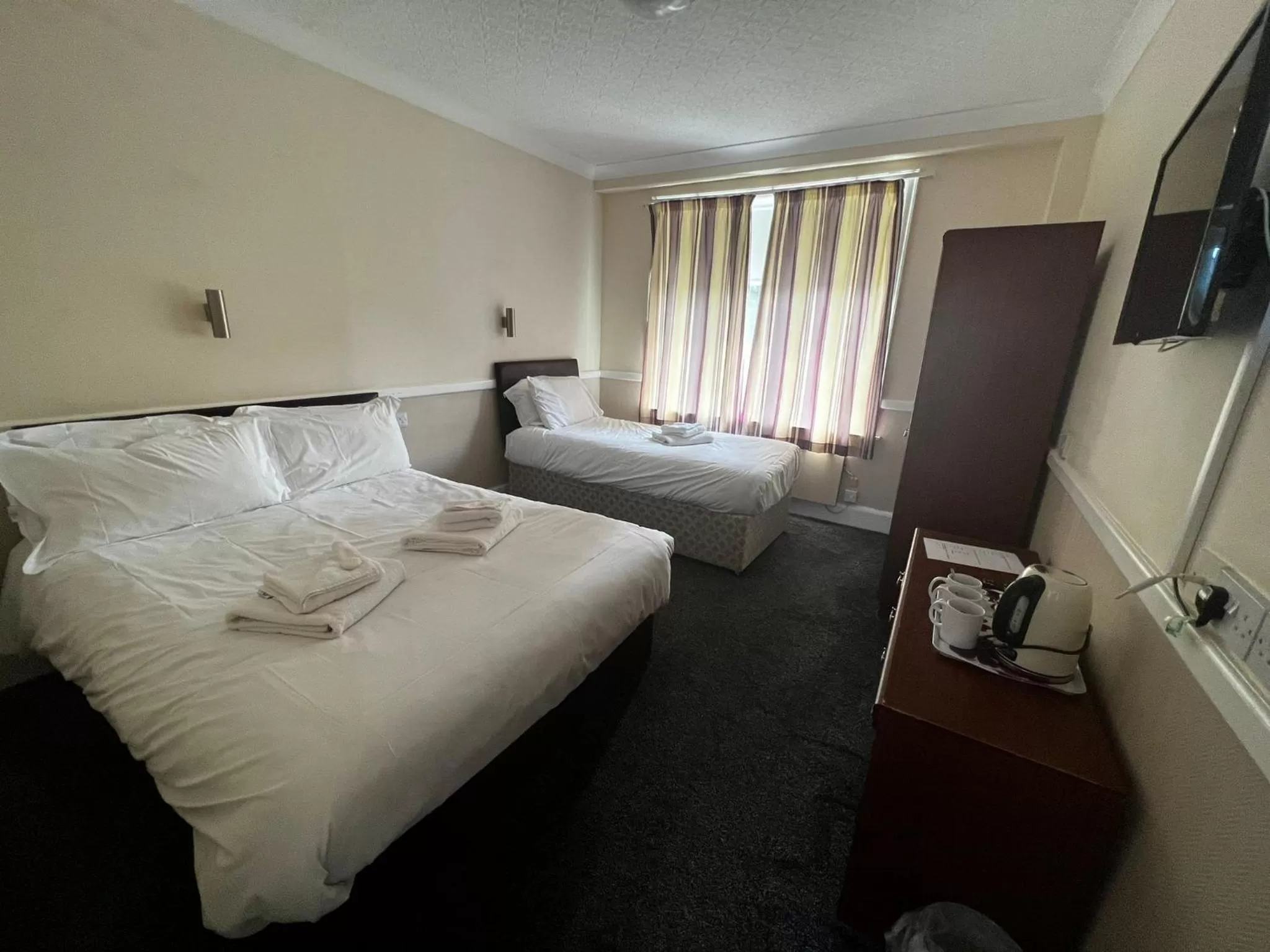 Bedroom in Hatters Hotel