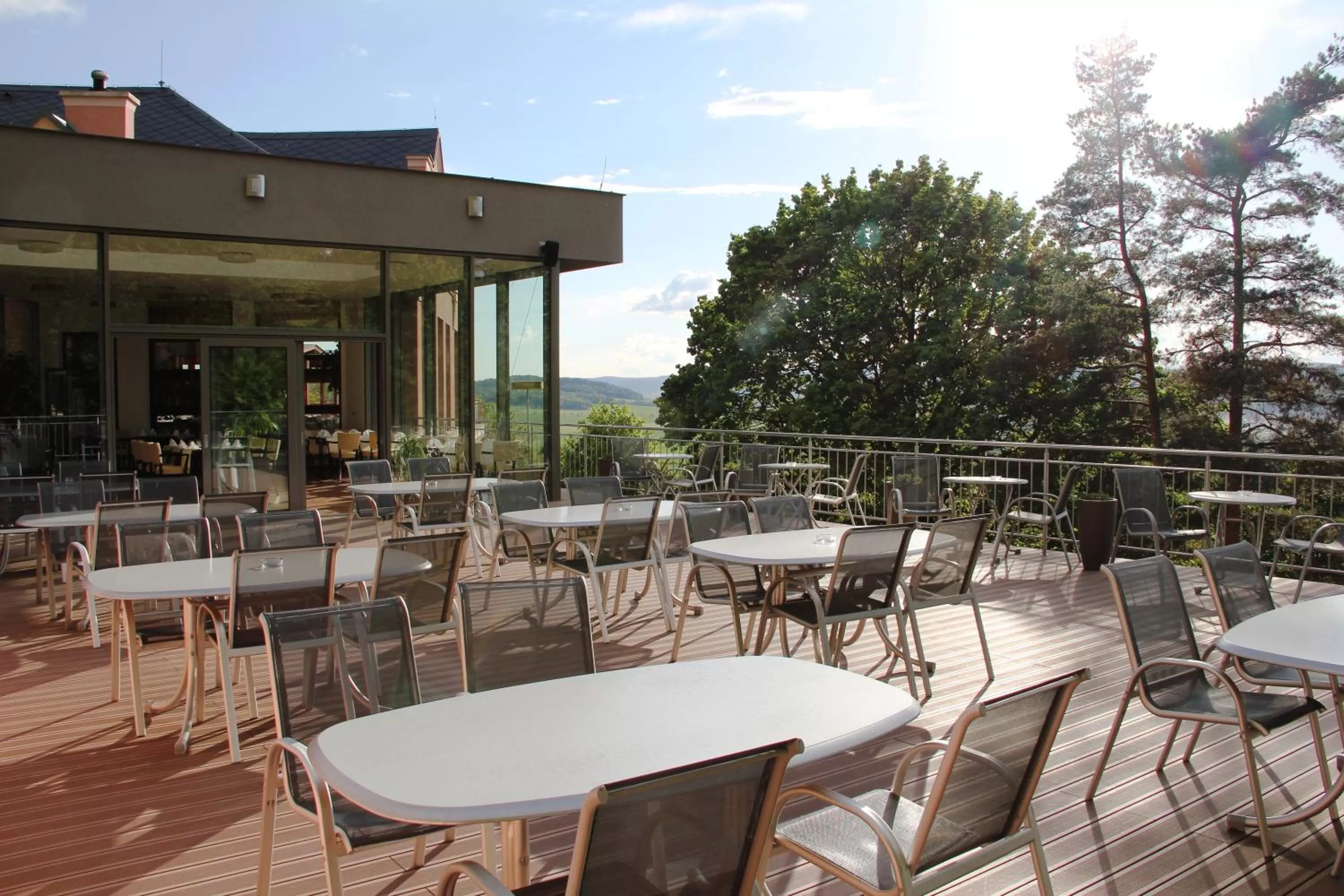Balcony/Terrace in Hotel Cvilín