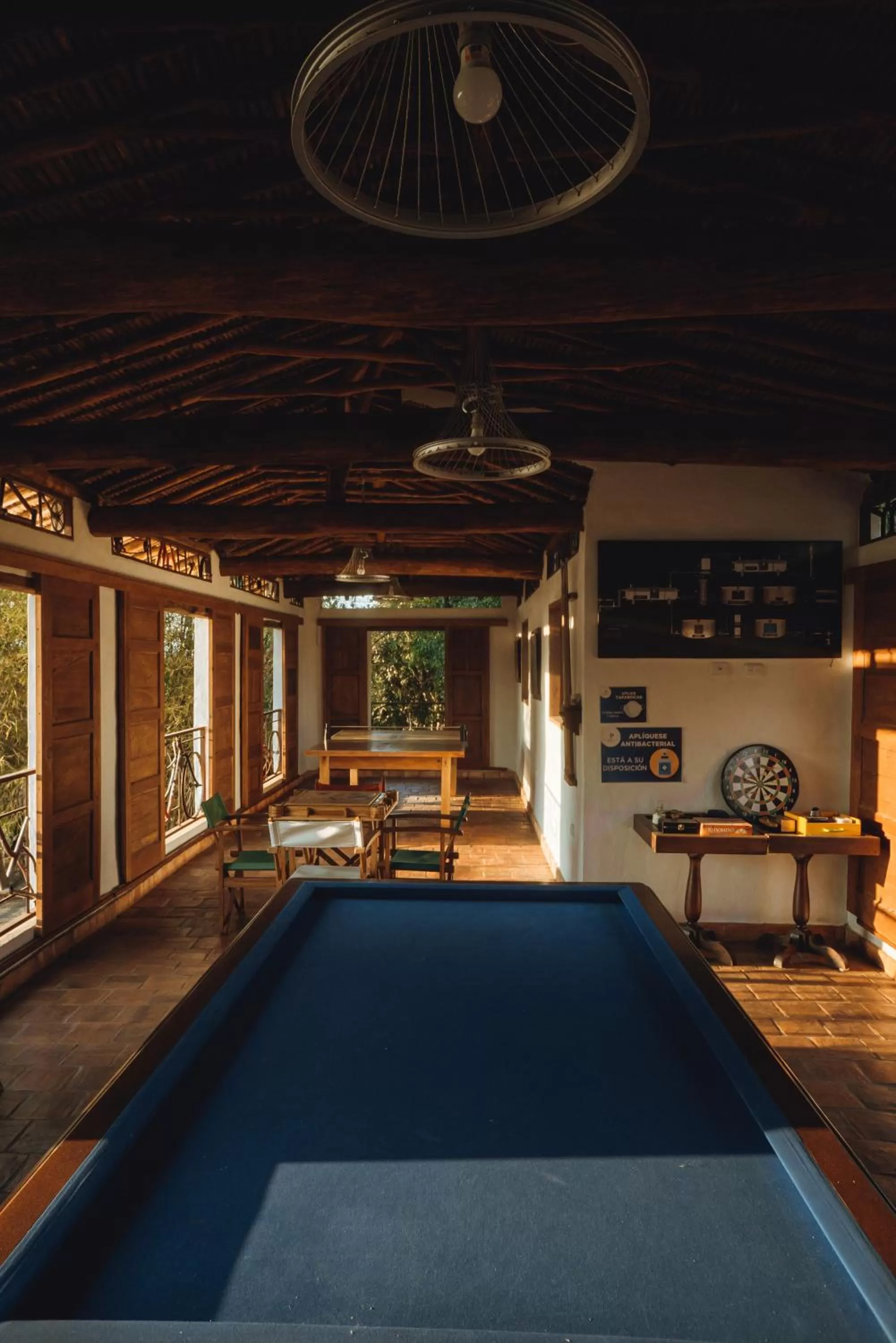 Game Room, Swimming Pool in Hotel Buenosaires Barichara