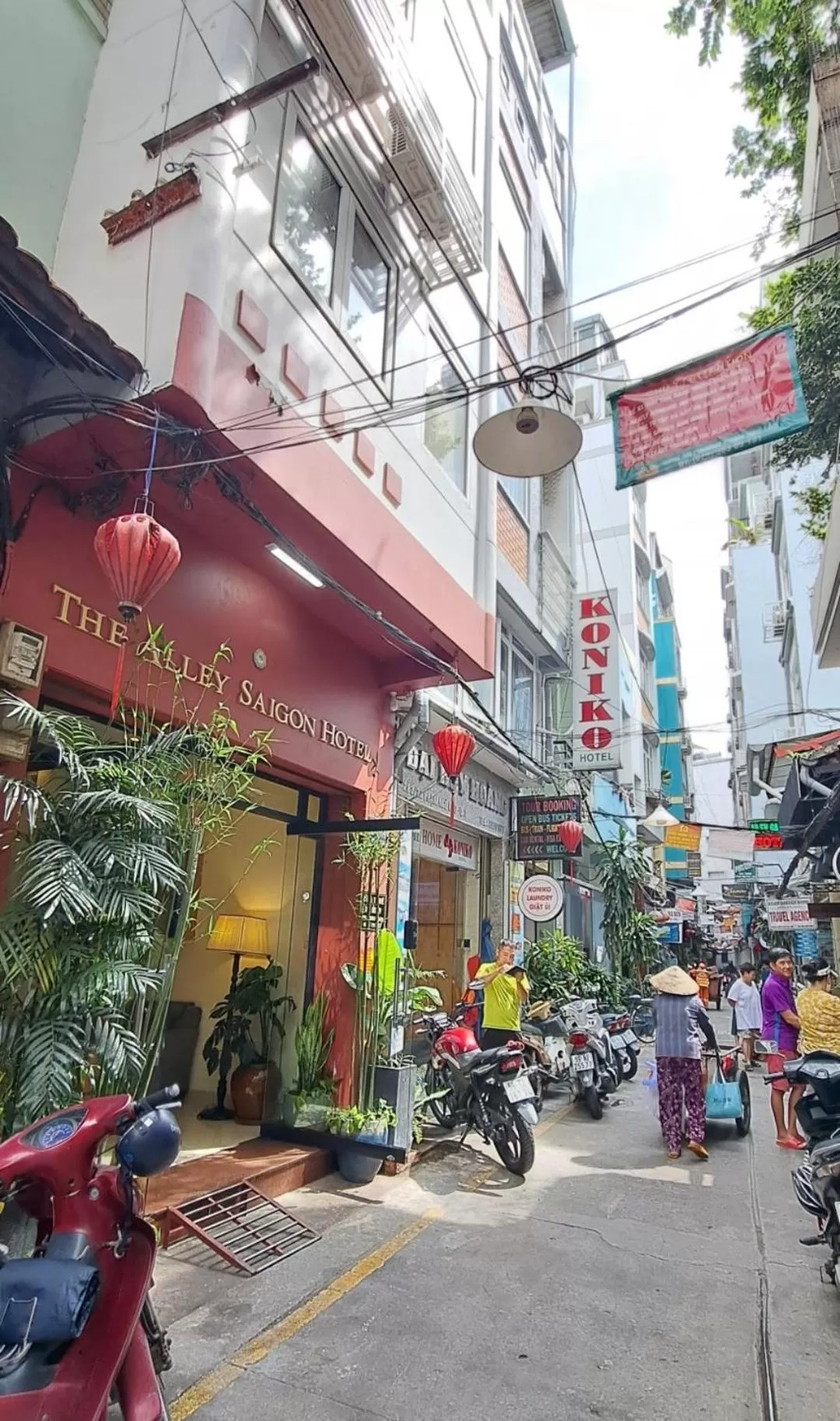 Property building in The Alley Saigon Hotel