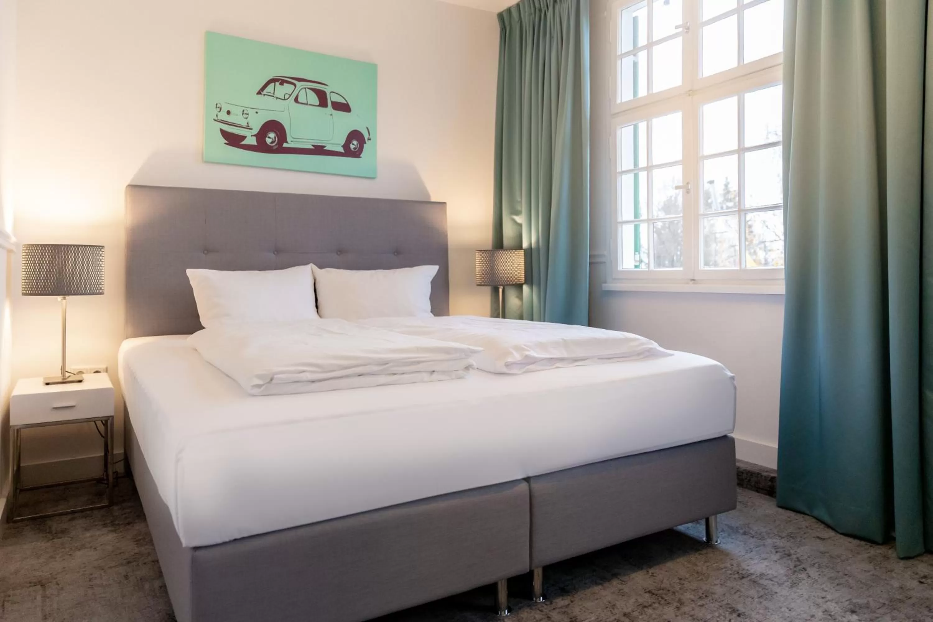 Photo of the whole room, Bed in Parkhotel FRITZ am Brunnen