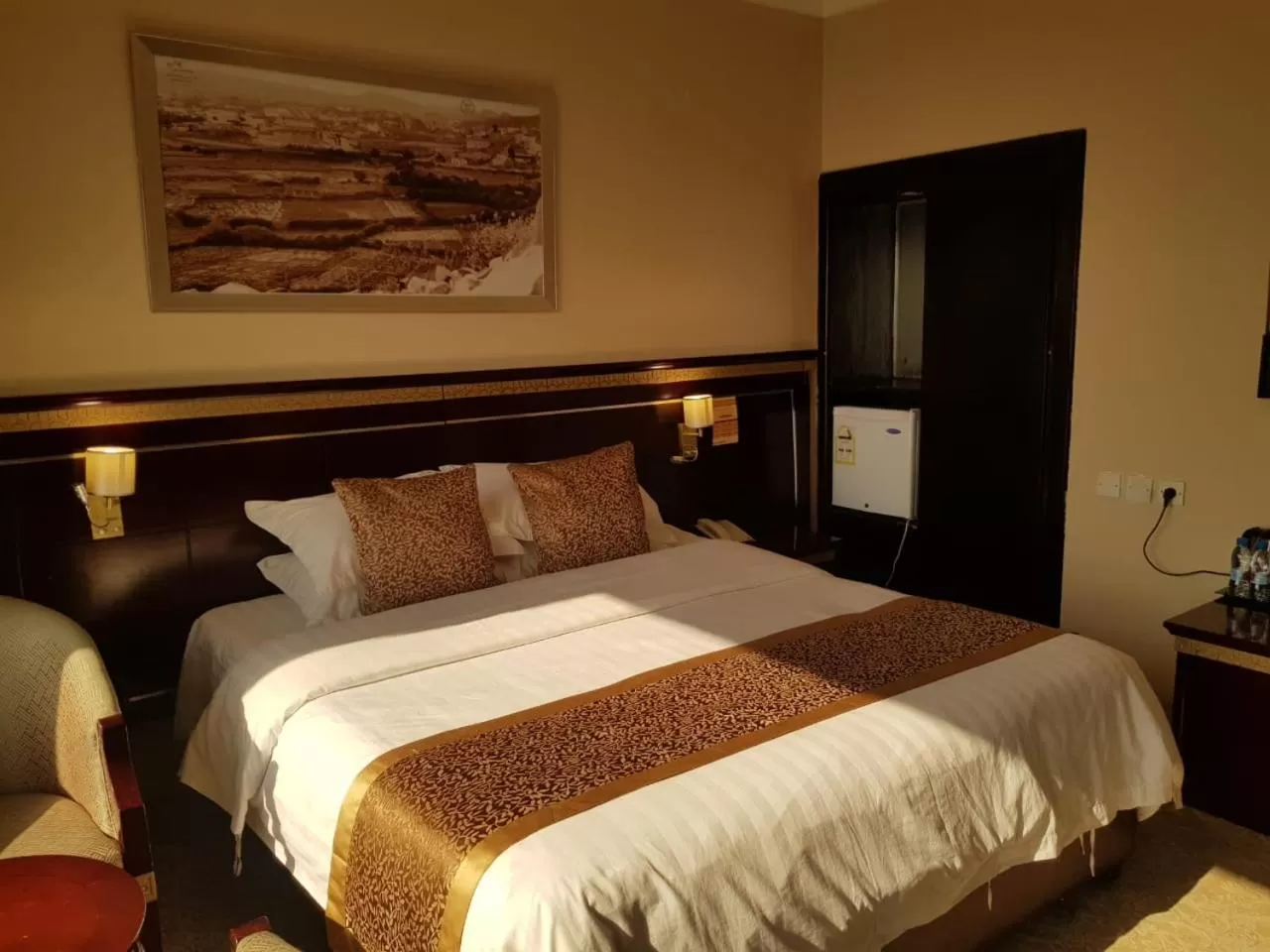 Bed in فندق شفا أبها - Shafa Abha Hotel