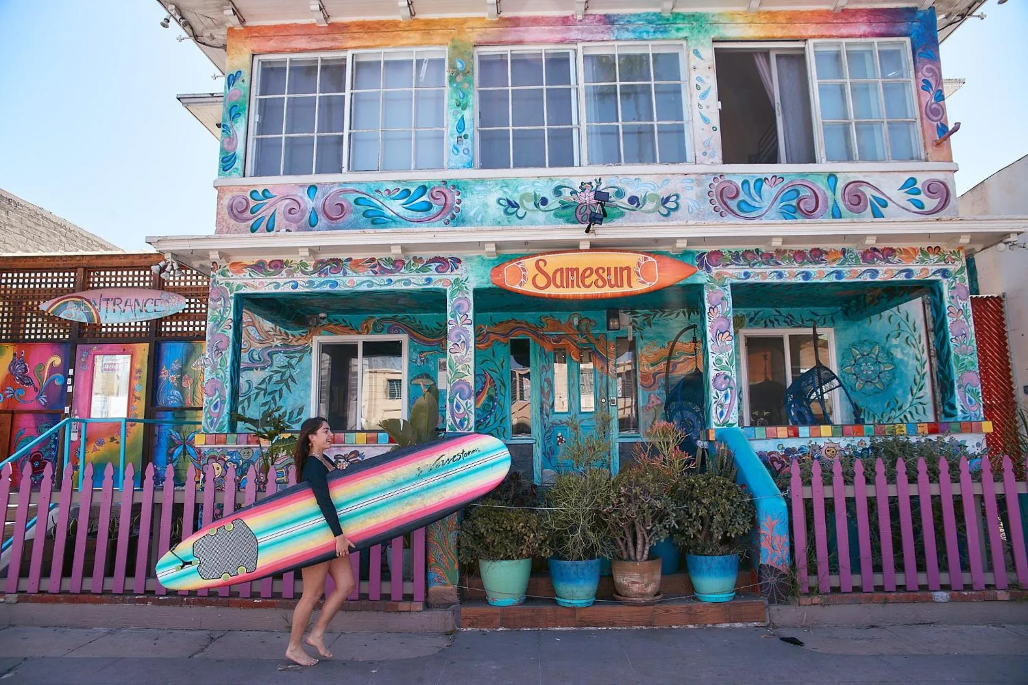 Property building in Samesun Ocean Beach Hotel & Hostel