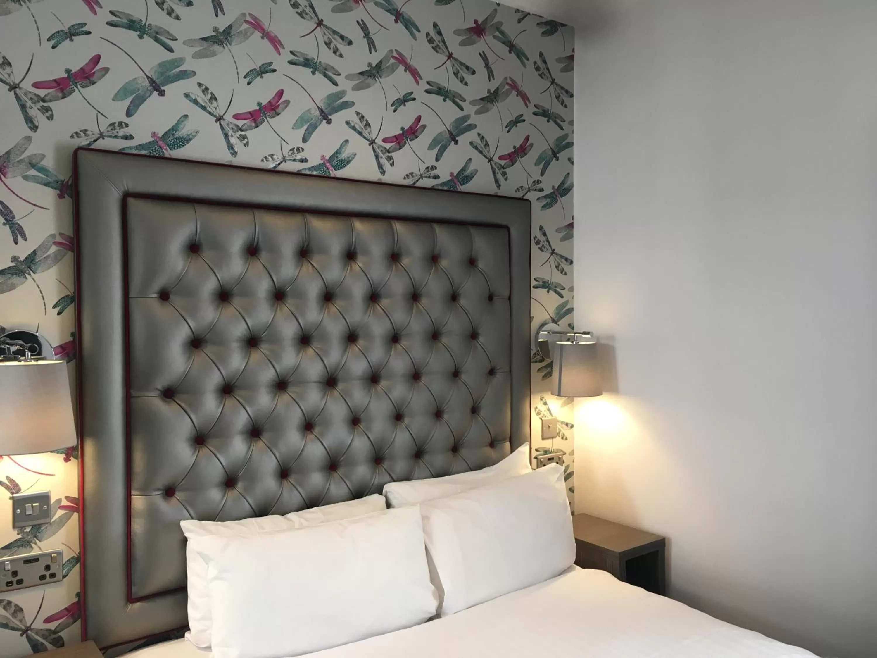 Bed in The Eaton Townhouse