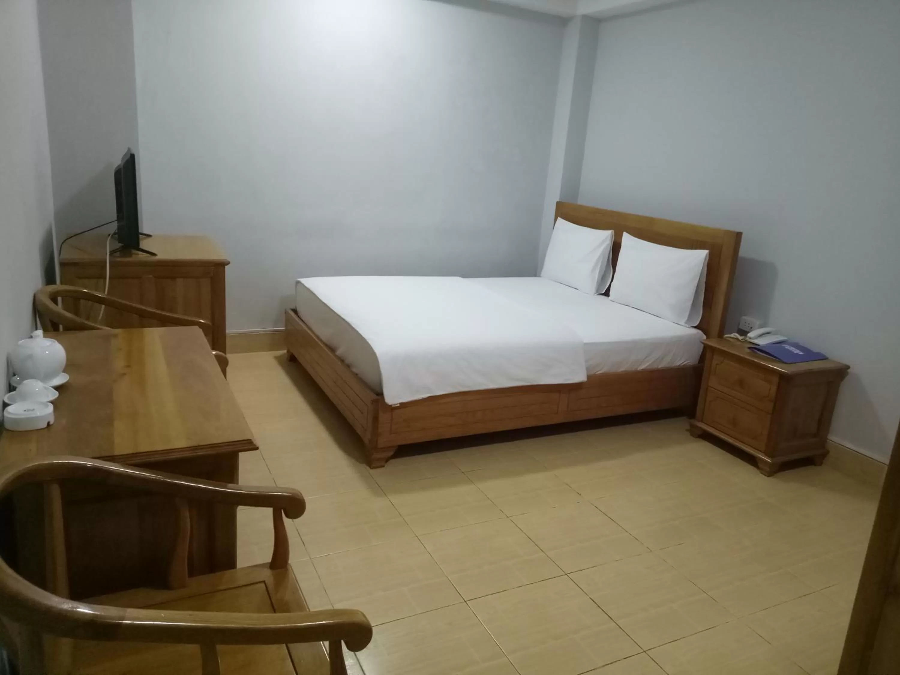 Bed in Khách sạn Phú An