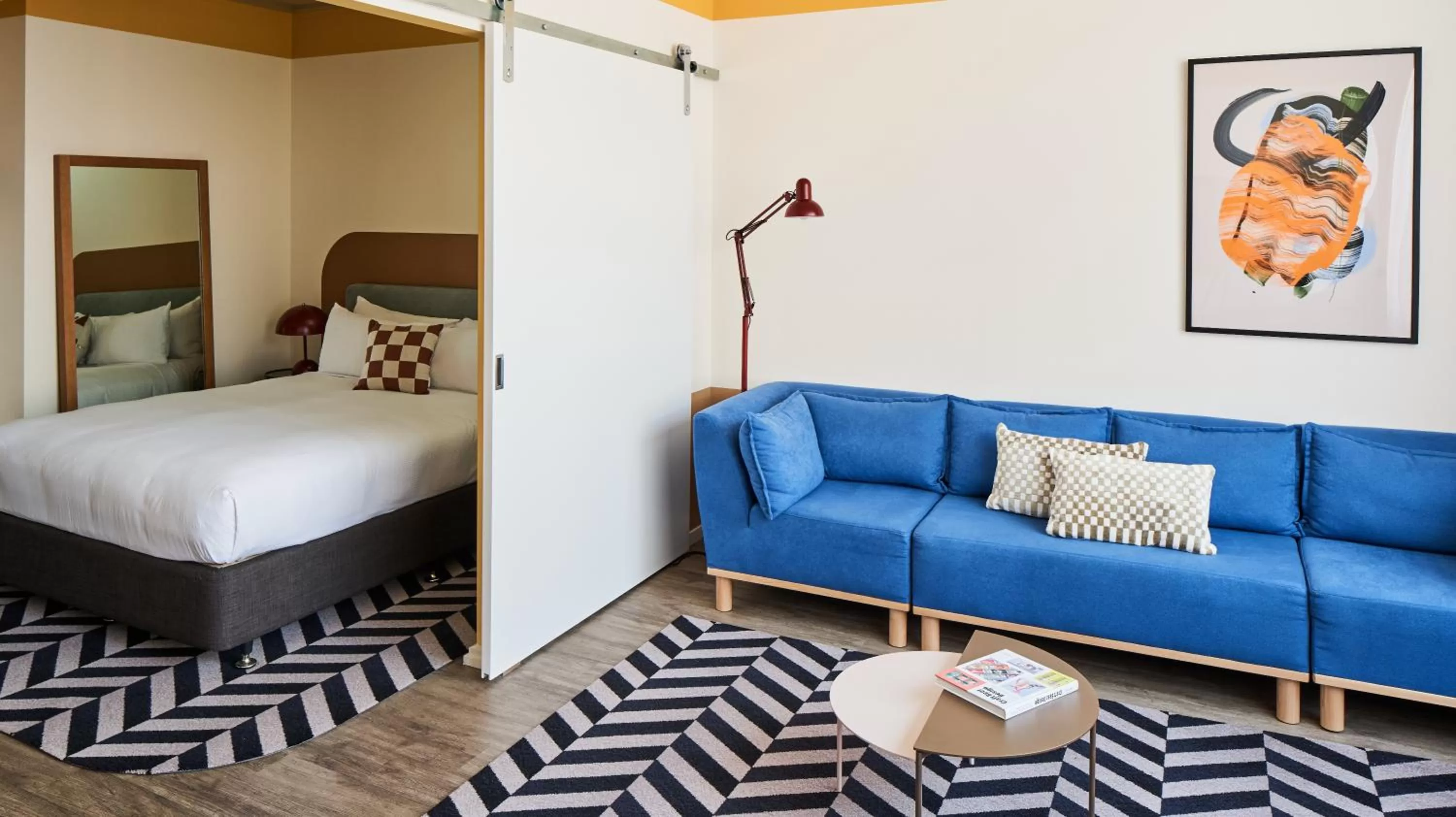 Seating area, Bed in Laneways by Ovolo