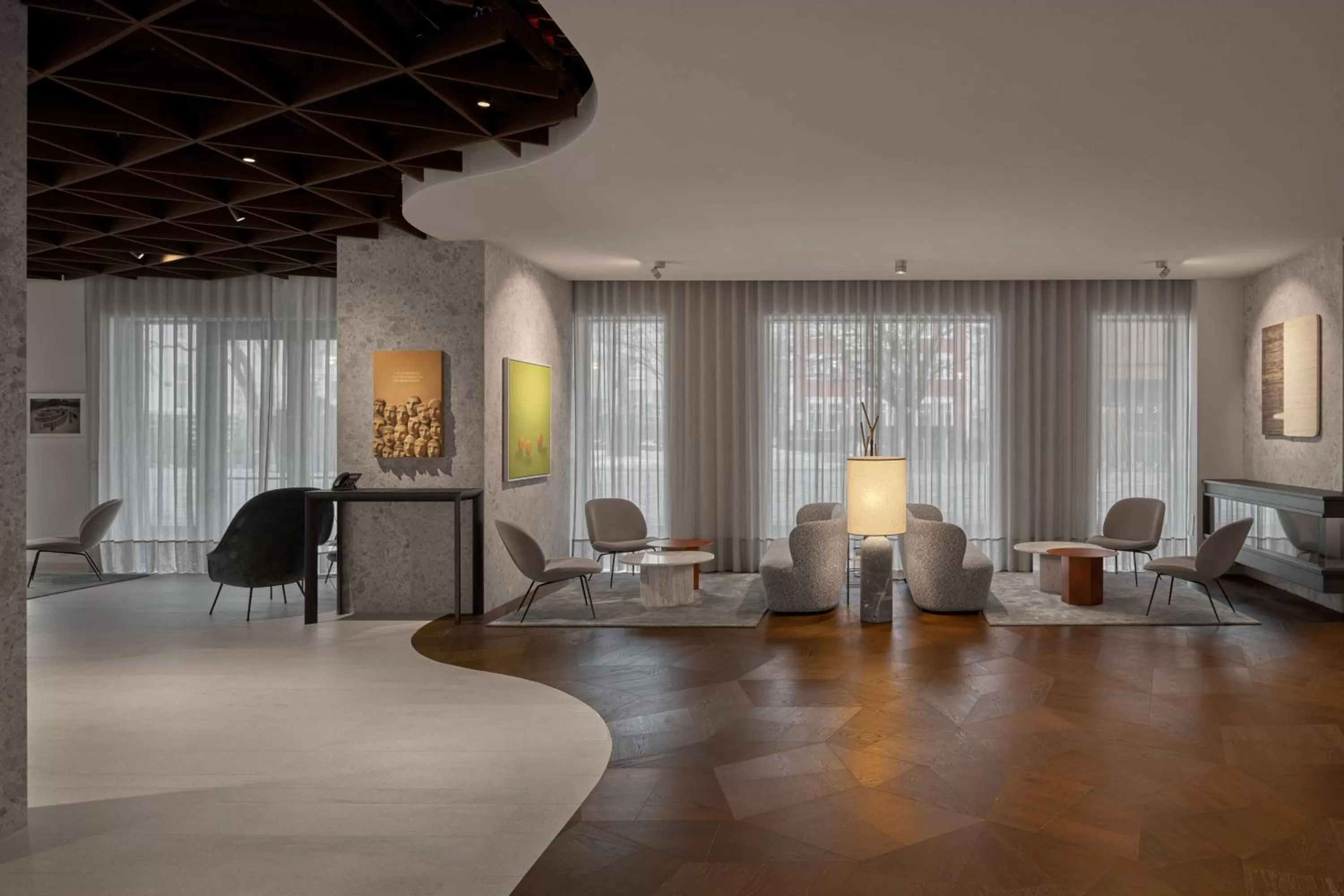 Lobby or reception in Iceland Parliament Hotel, Curio Collection By Hilton