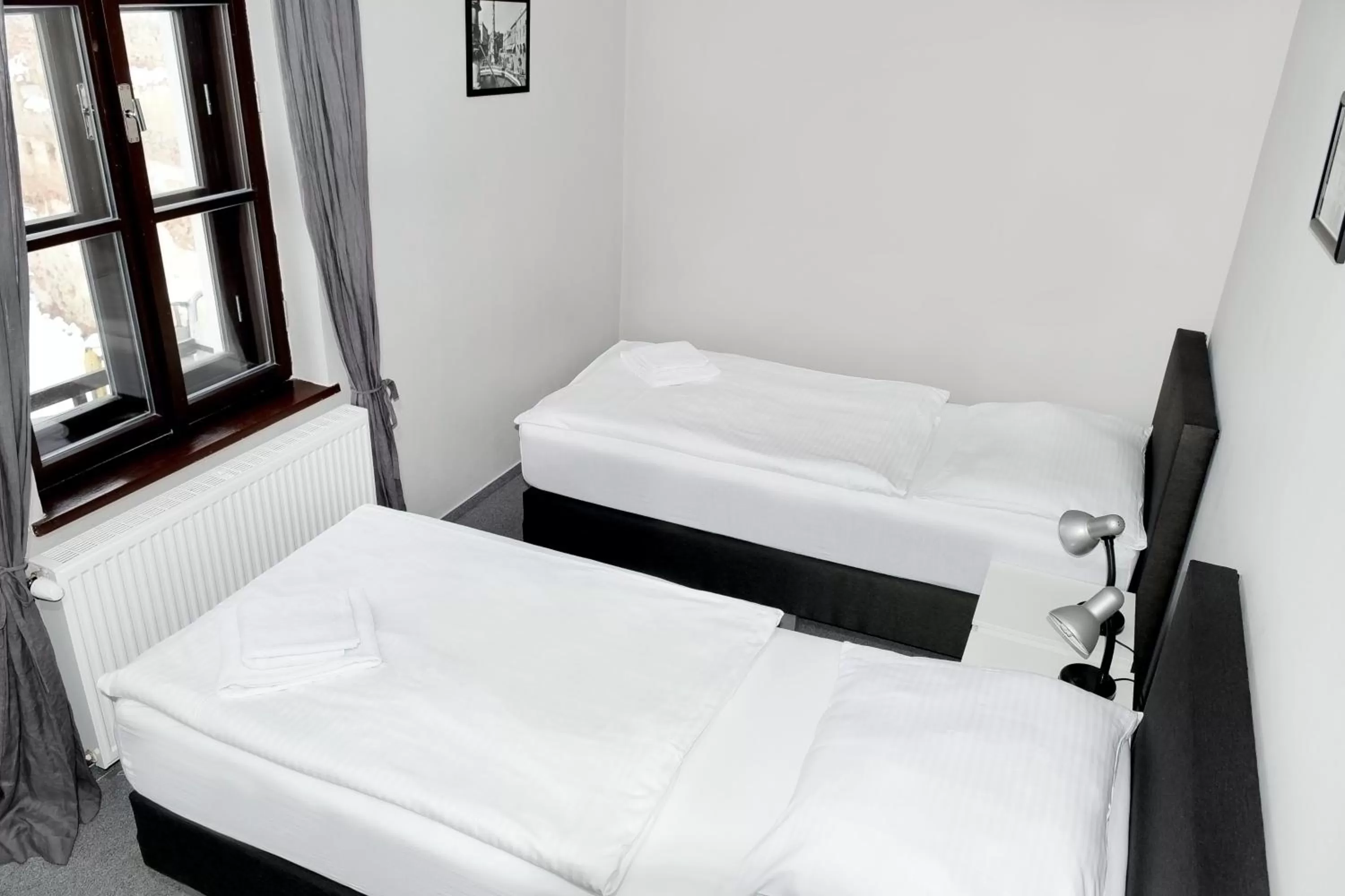 Bed in Hotel Bílý Koníček